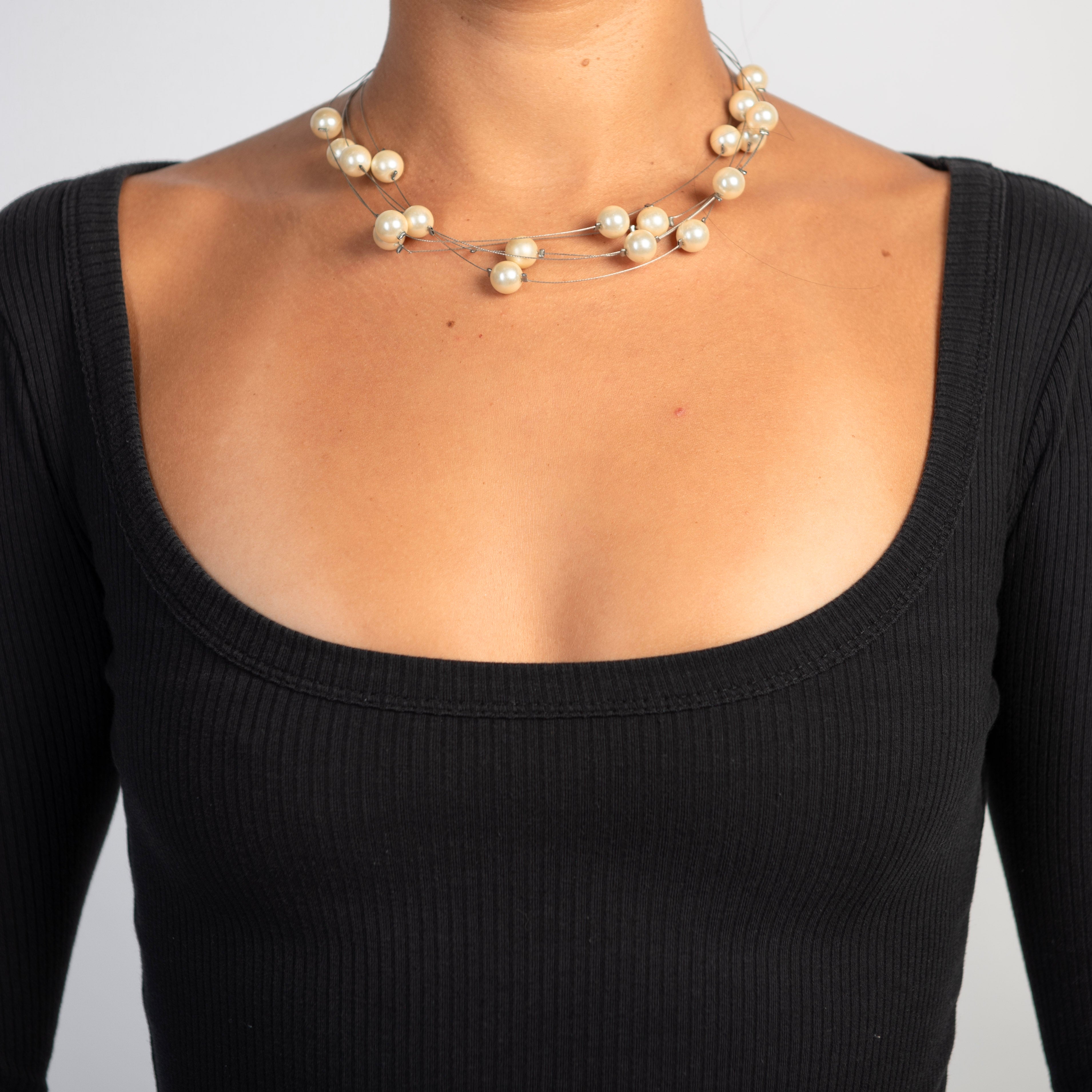 PEARL LAYERED NECKLACE