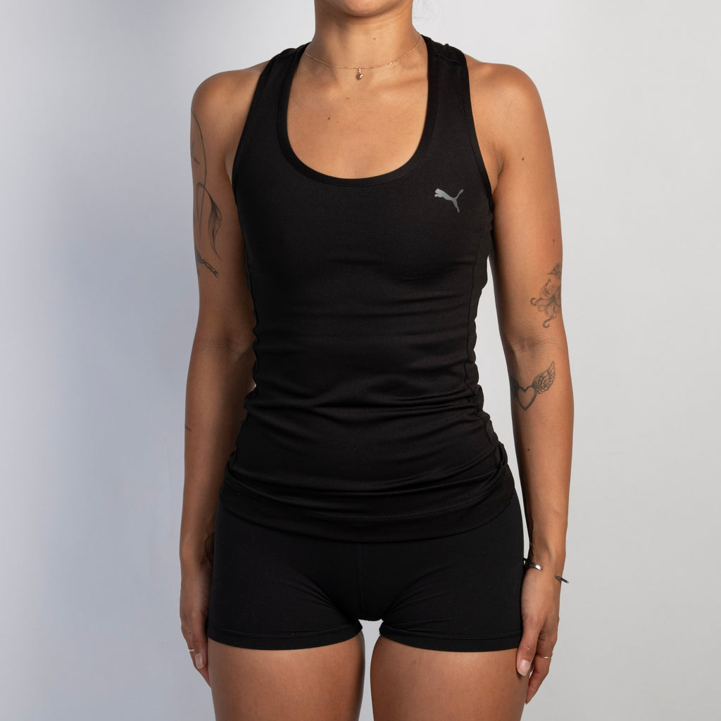 BLACK ACTIVE TANK TOP