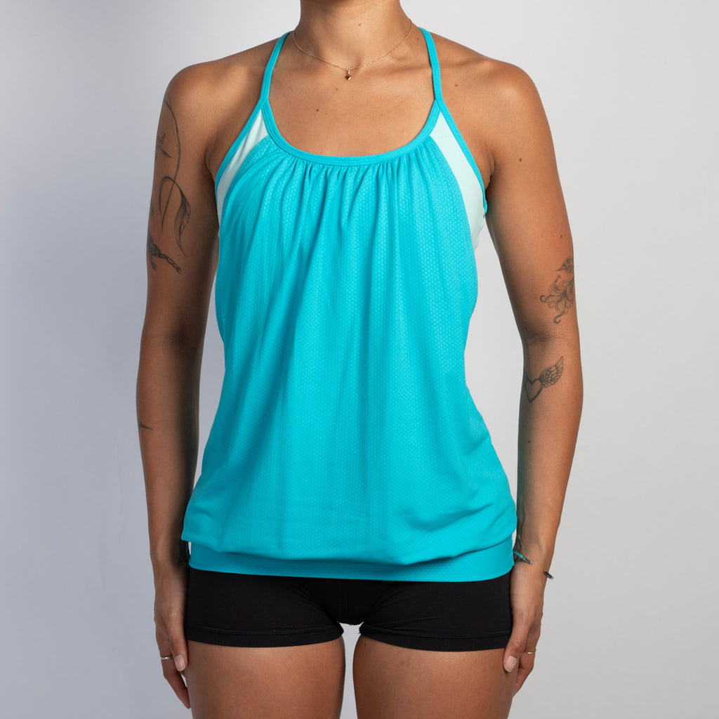 BLUE ACTIVE TANK TOP