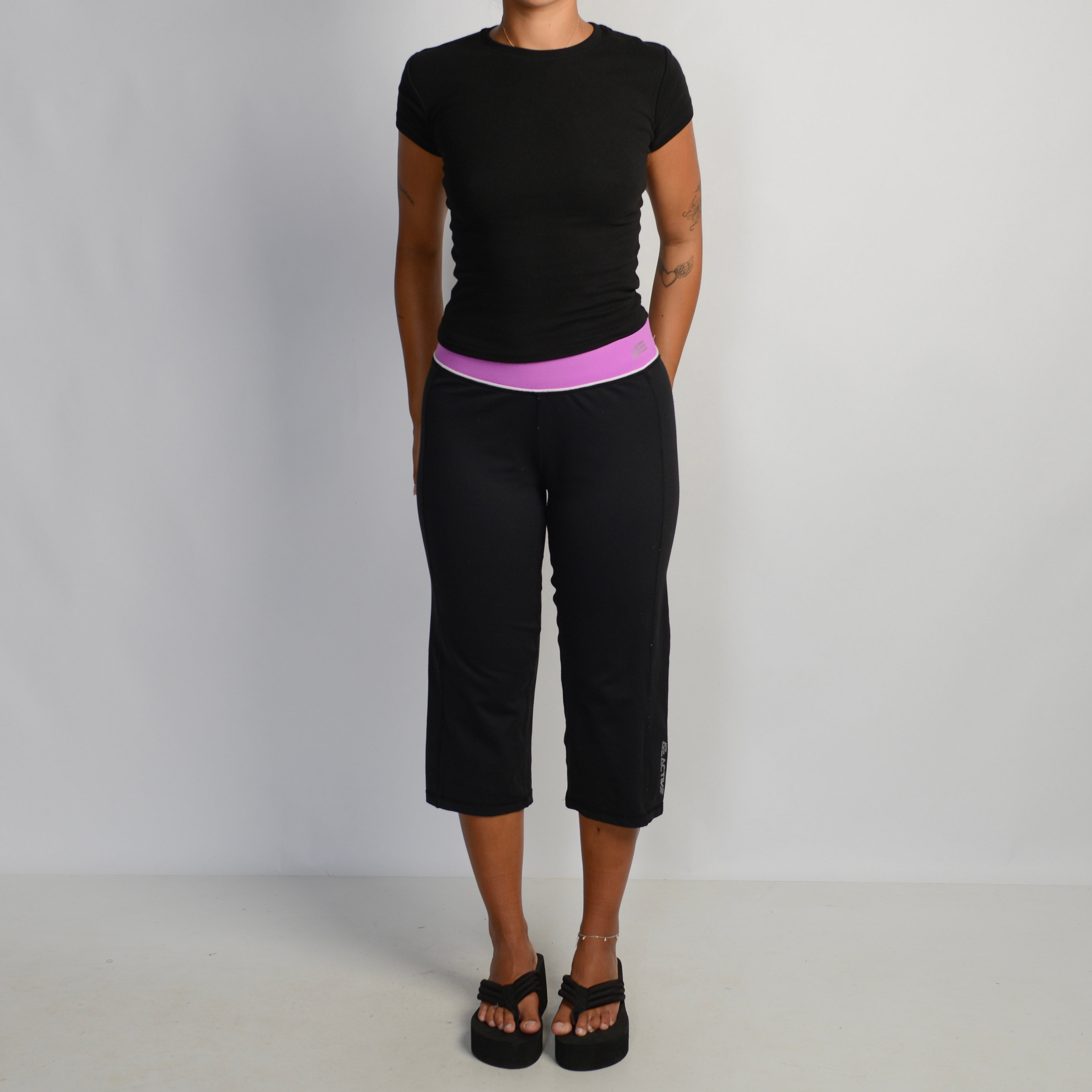 CROP KICK FLARE TIGHTS