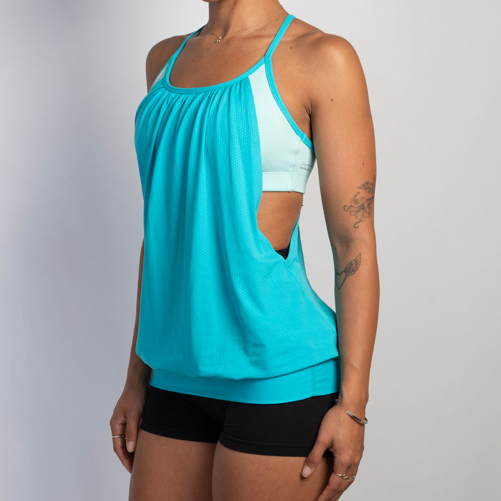 BLUE ACTIVE TANK TOP