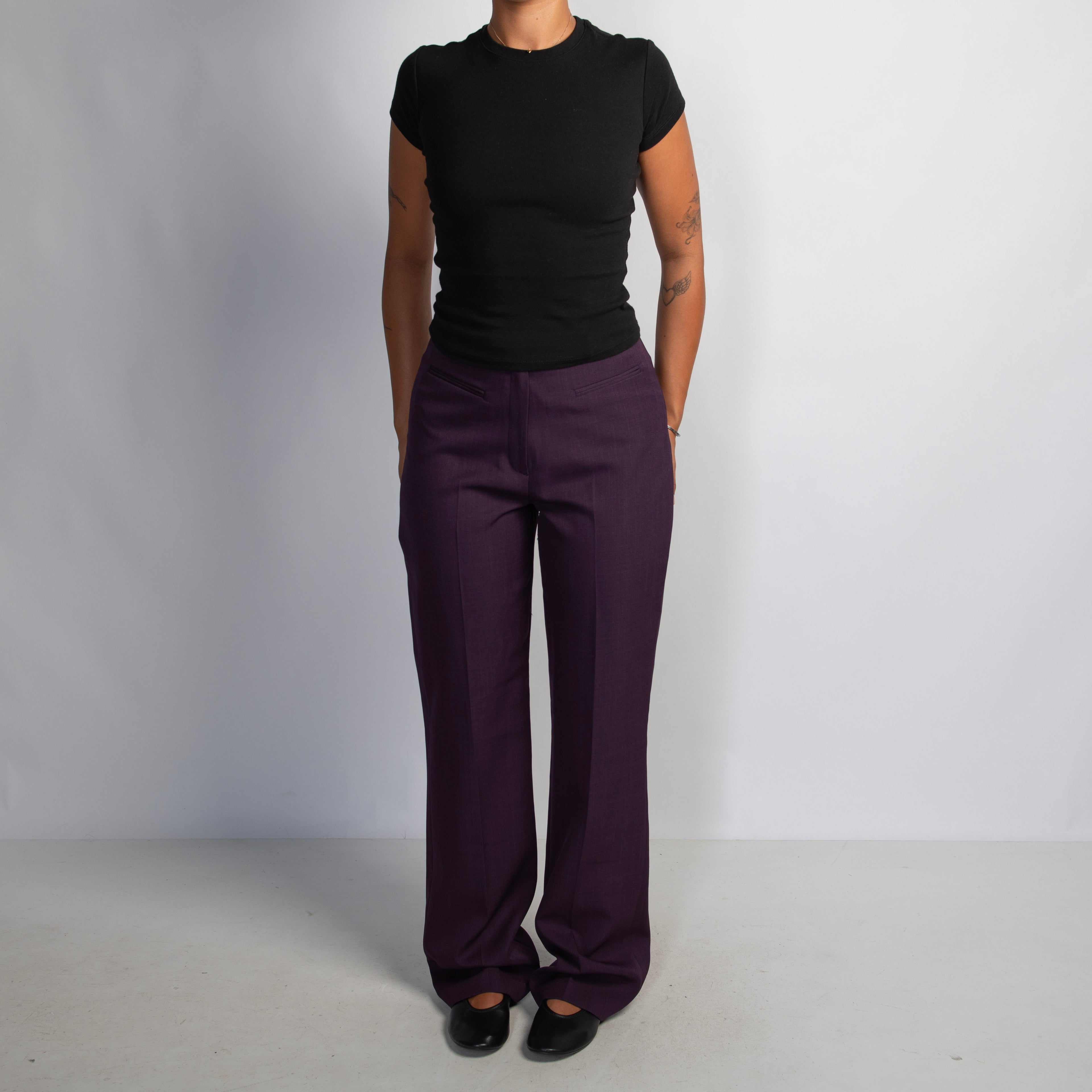 DEEP PURPLE TROUSERS