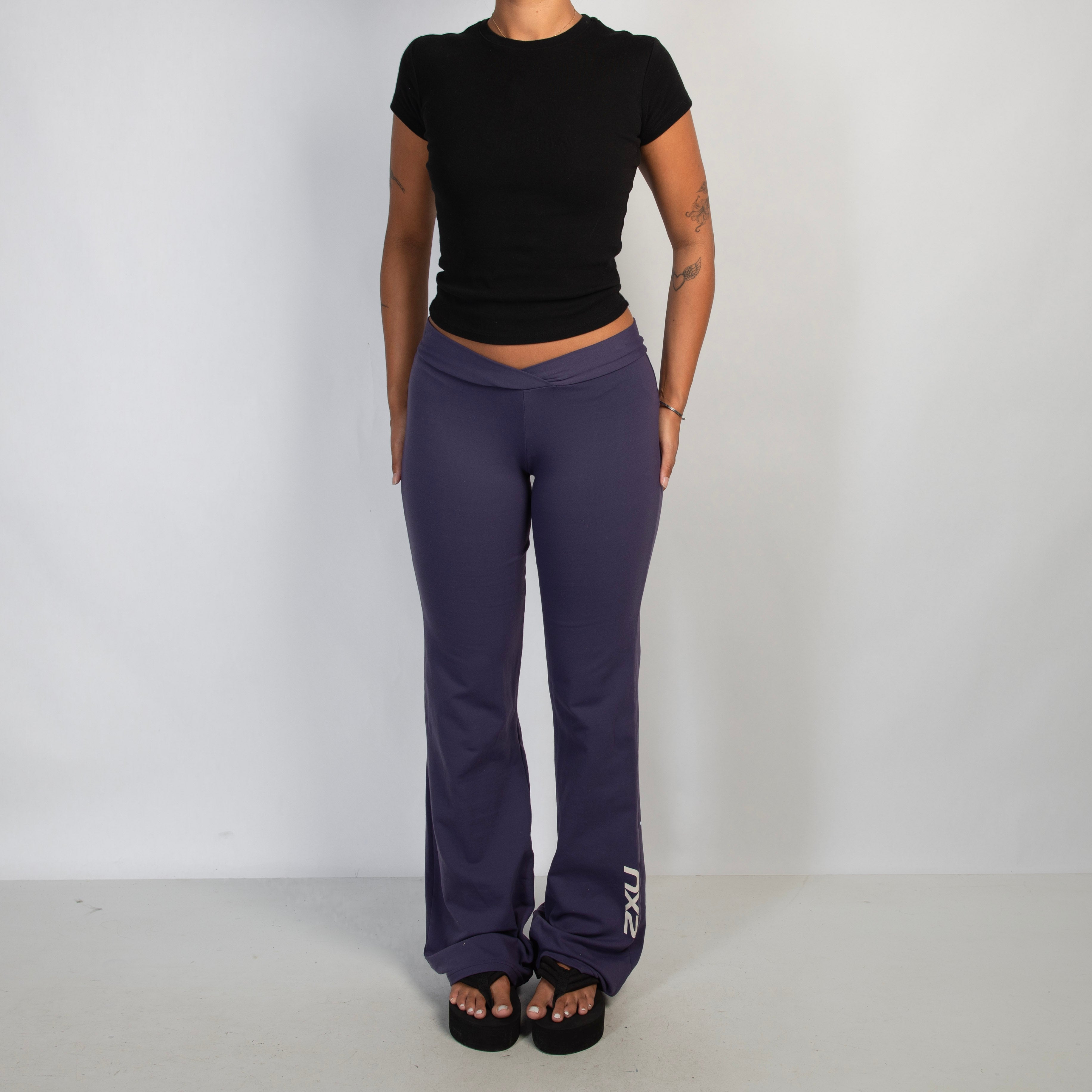 PURPLE V FRONT FLARES