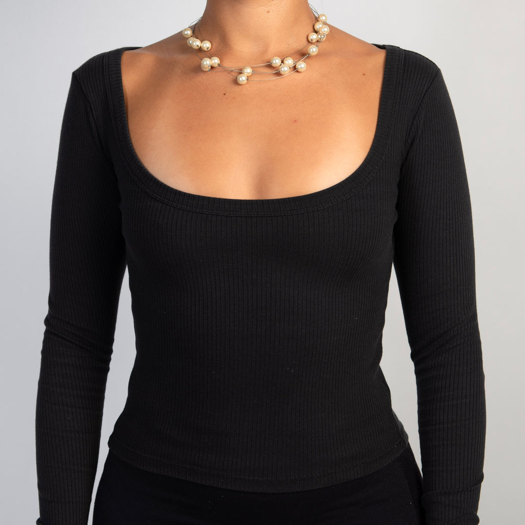 PEARL LAYERED NECKLACE