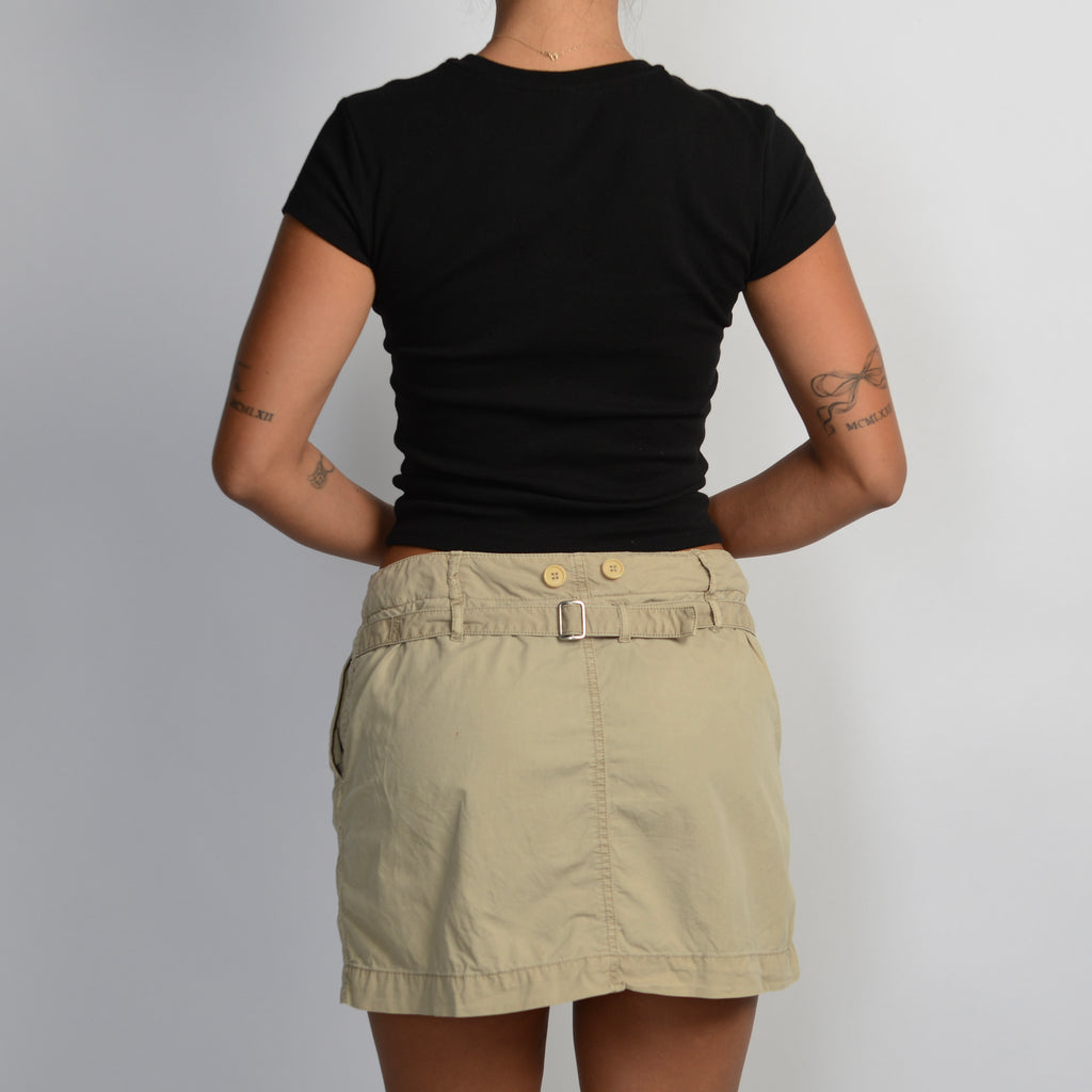 KHAKI BEIGE MINI SKIRT