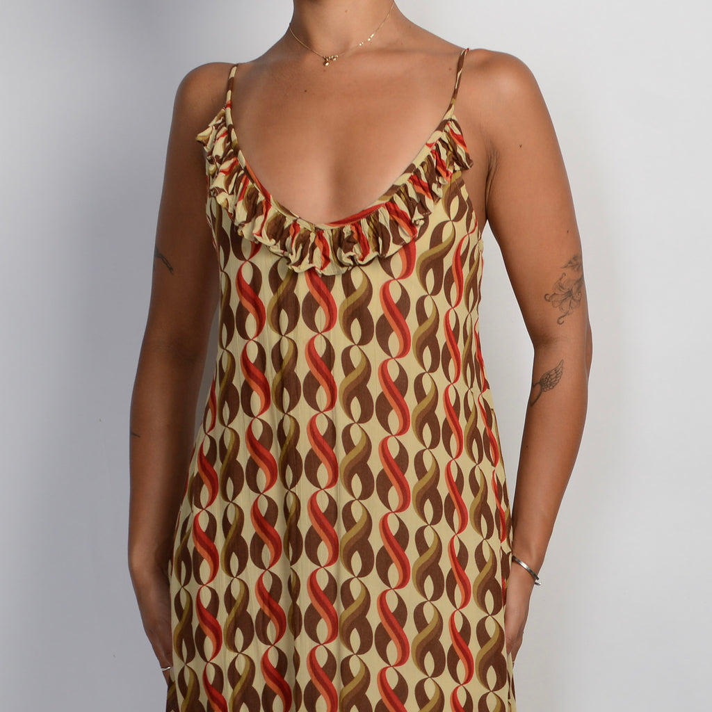 PATTERN MAXI DRESS