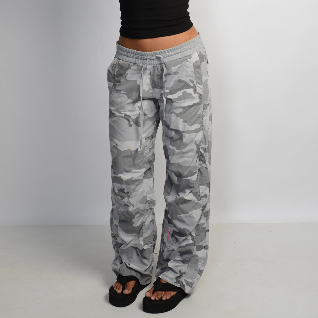 GREY CAMOUFLAGE CARGO PANTS