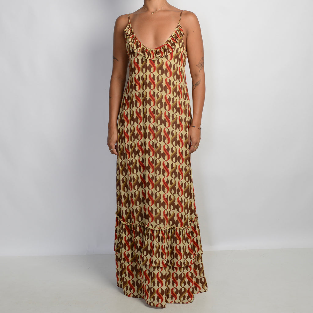 PATTERN MAXI DRESS