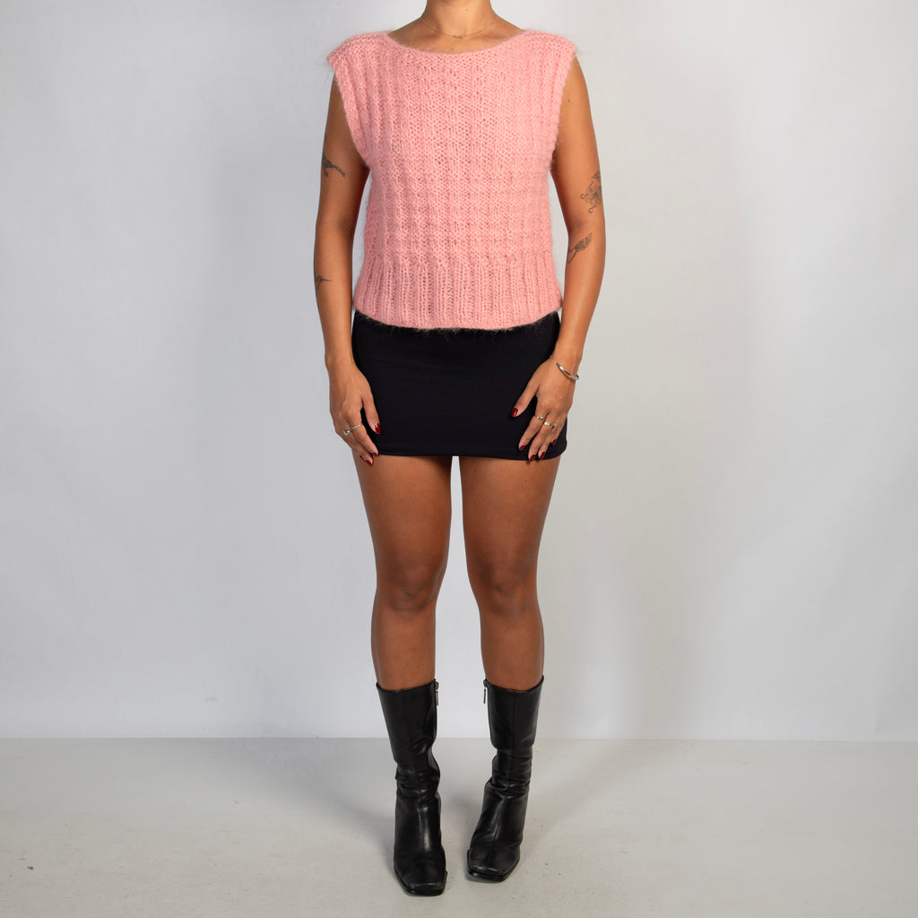 PINK KNIT VEST