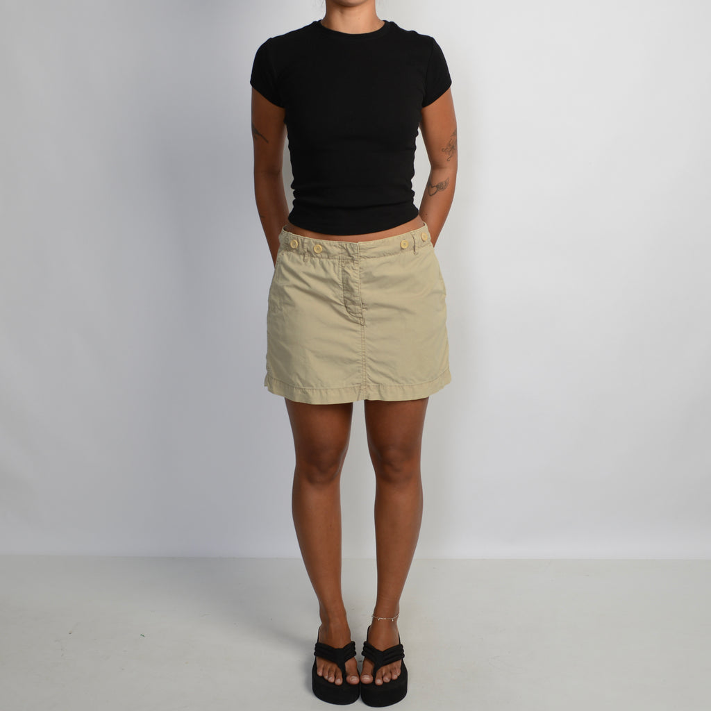 KHAKI BEIGE MINI SKIRT