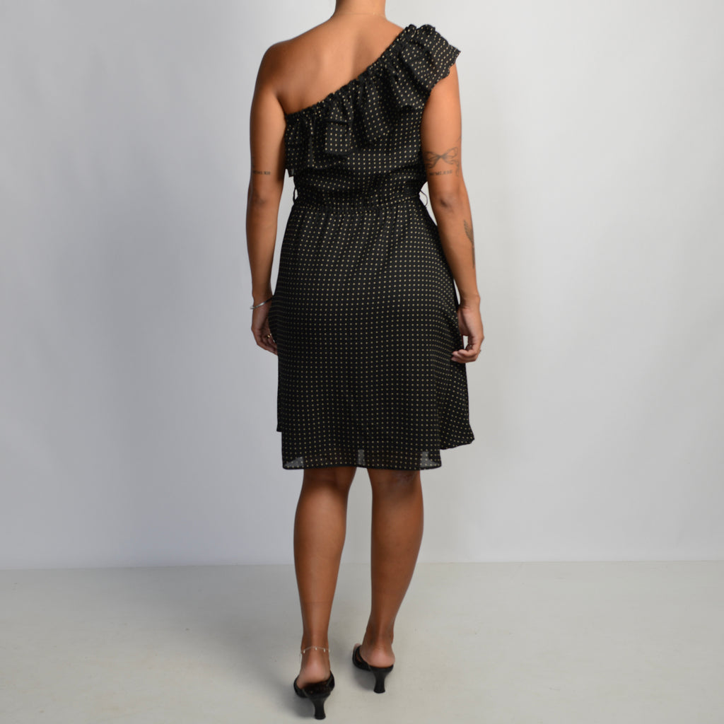 RUFFLE POLKA DOT DRESS