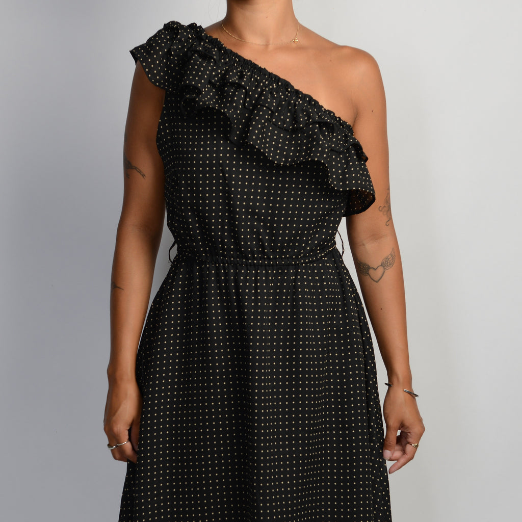 RUFFLE POLKA DOT DRESS