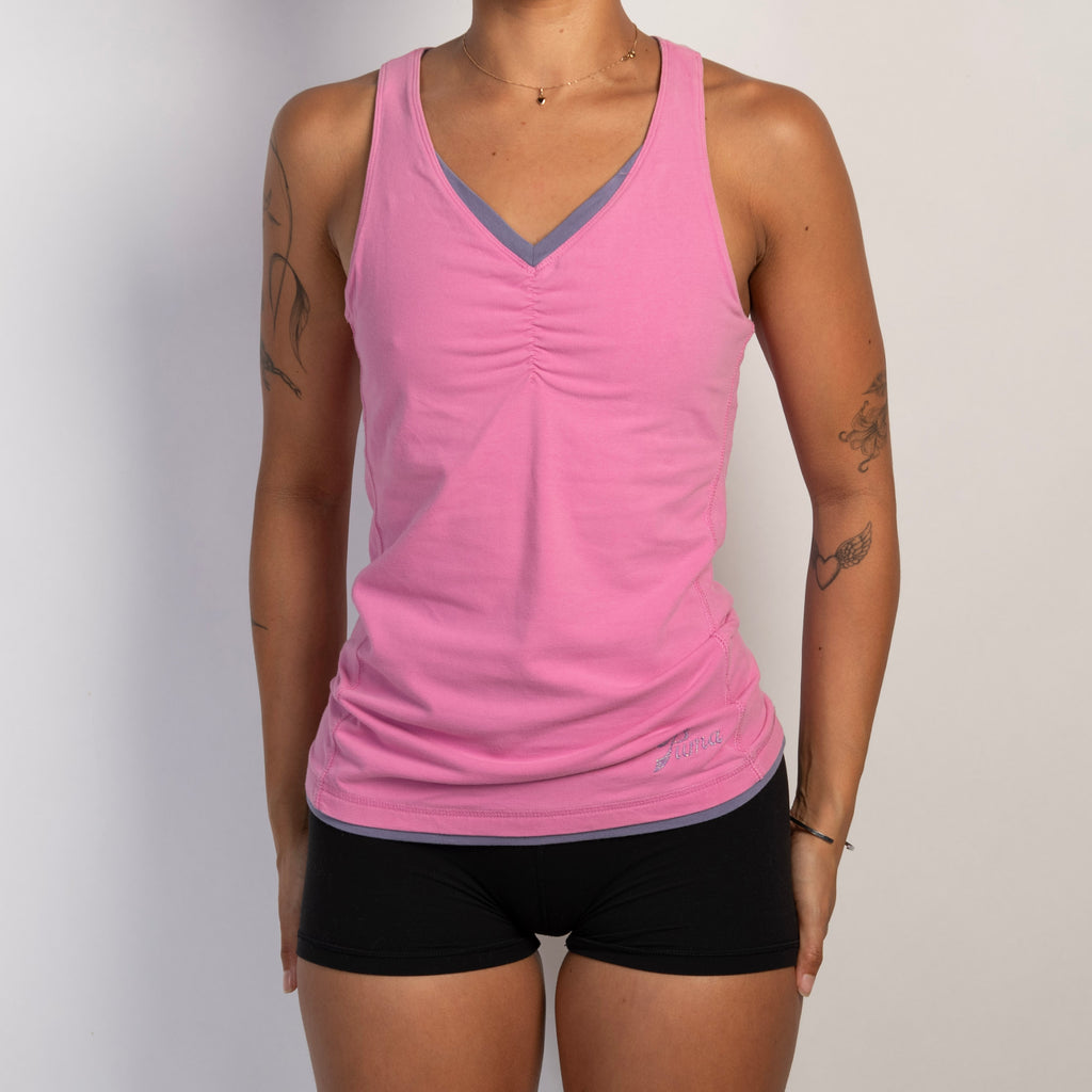 PINK LAYERED TANK TOP