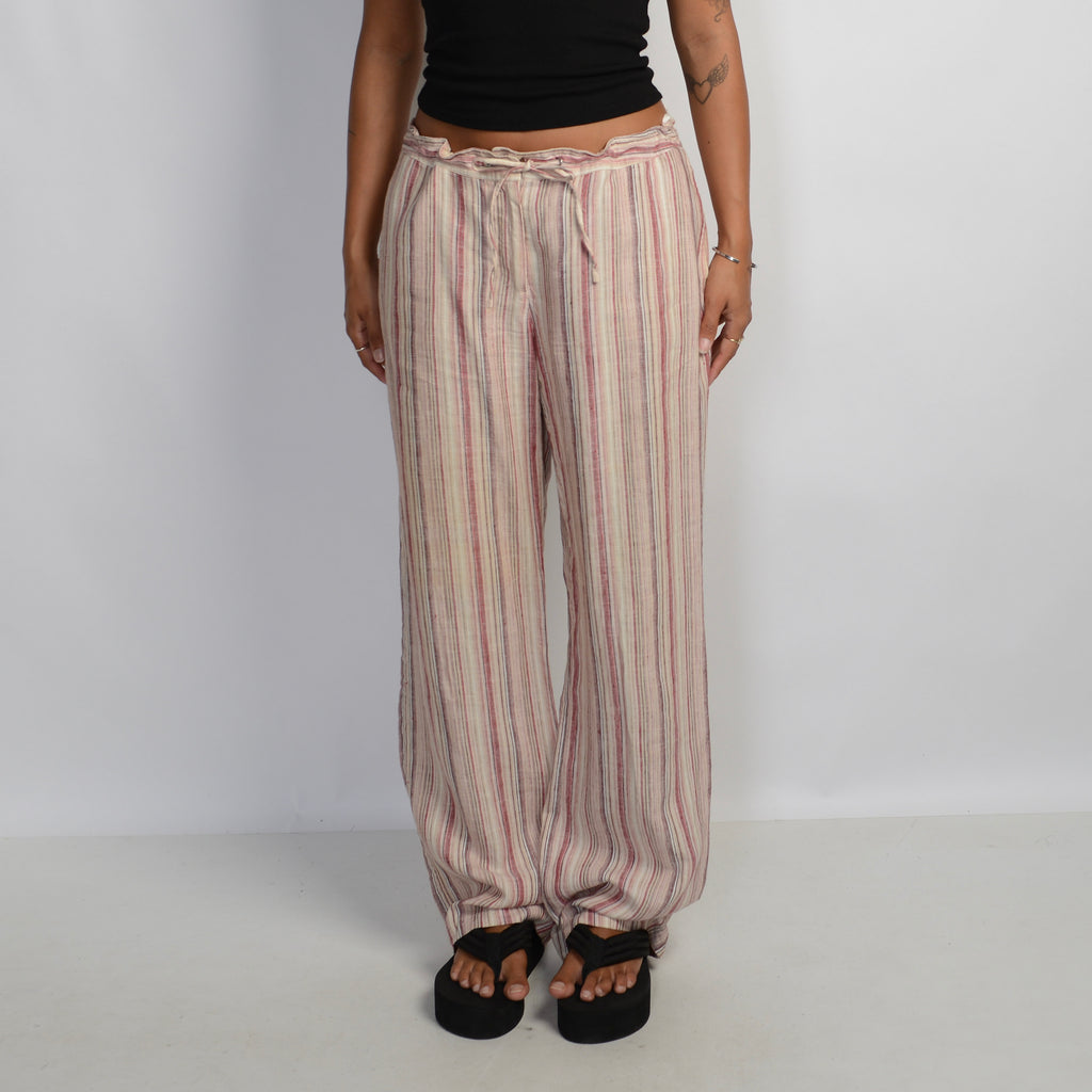 PINK LINEN TROUSERS
