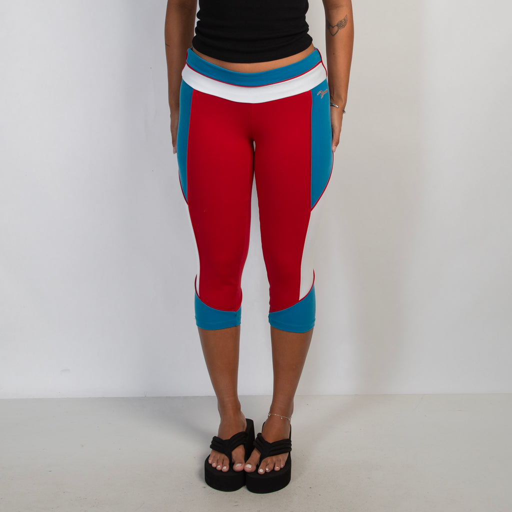COLOUR BLOCK CAPRI TIGHTS