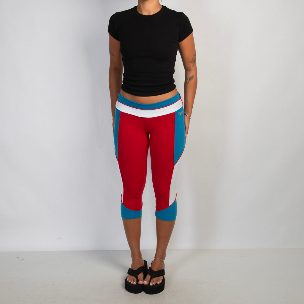 COLOUR BLOCK CAPRI TIGHTS