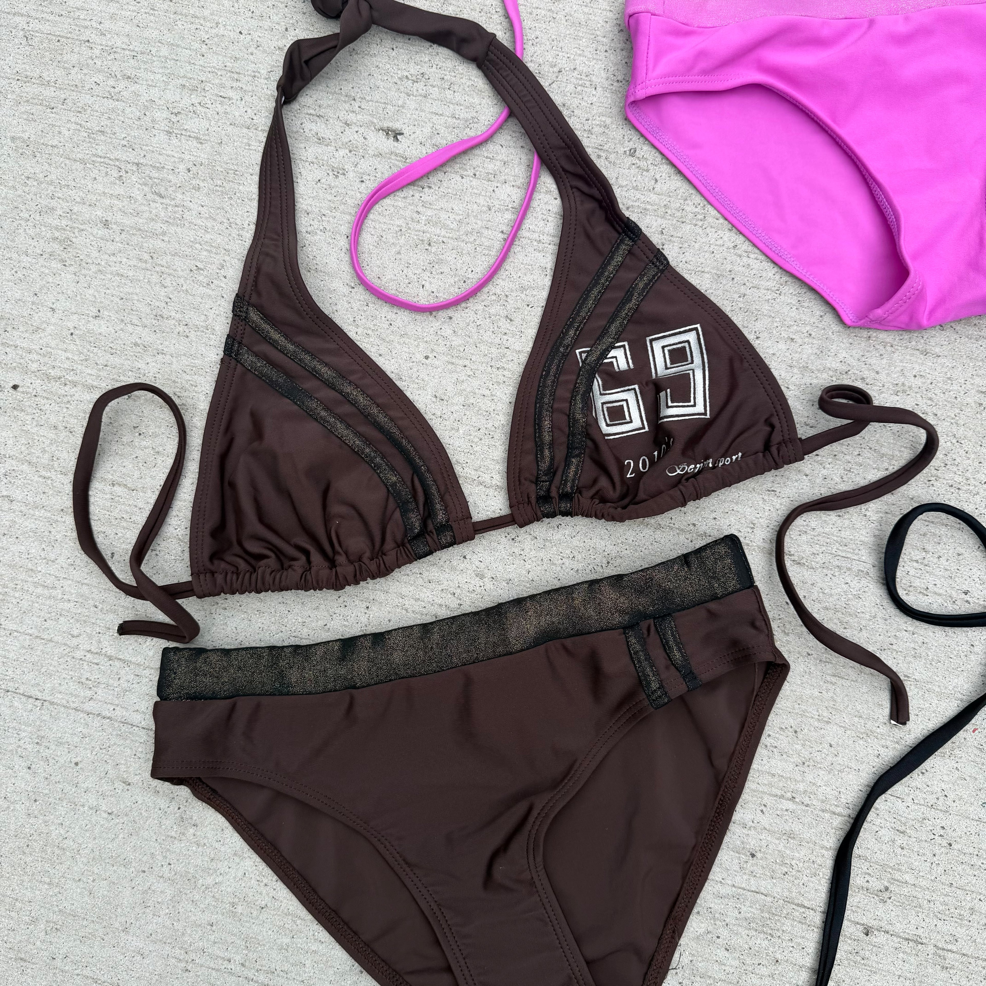 BROWN 69 SPORT BIKINI SET