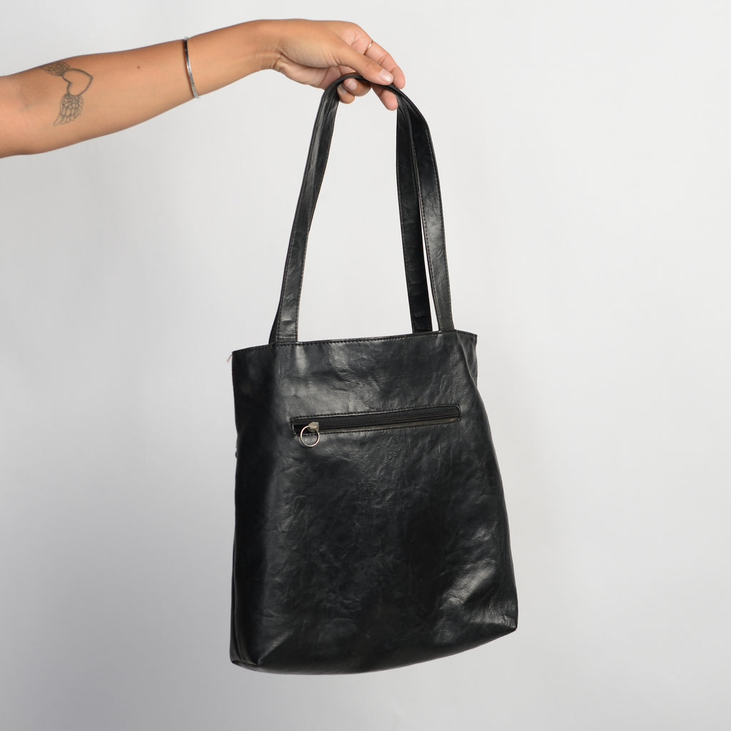 BLACK LEATHER BAG