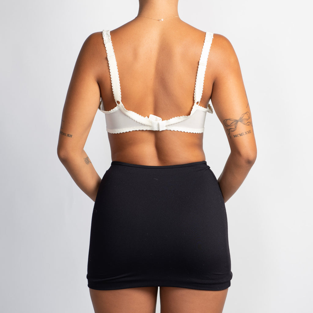 CREAM SOFT CUP LACE BRA