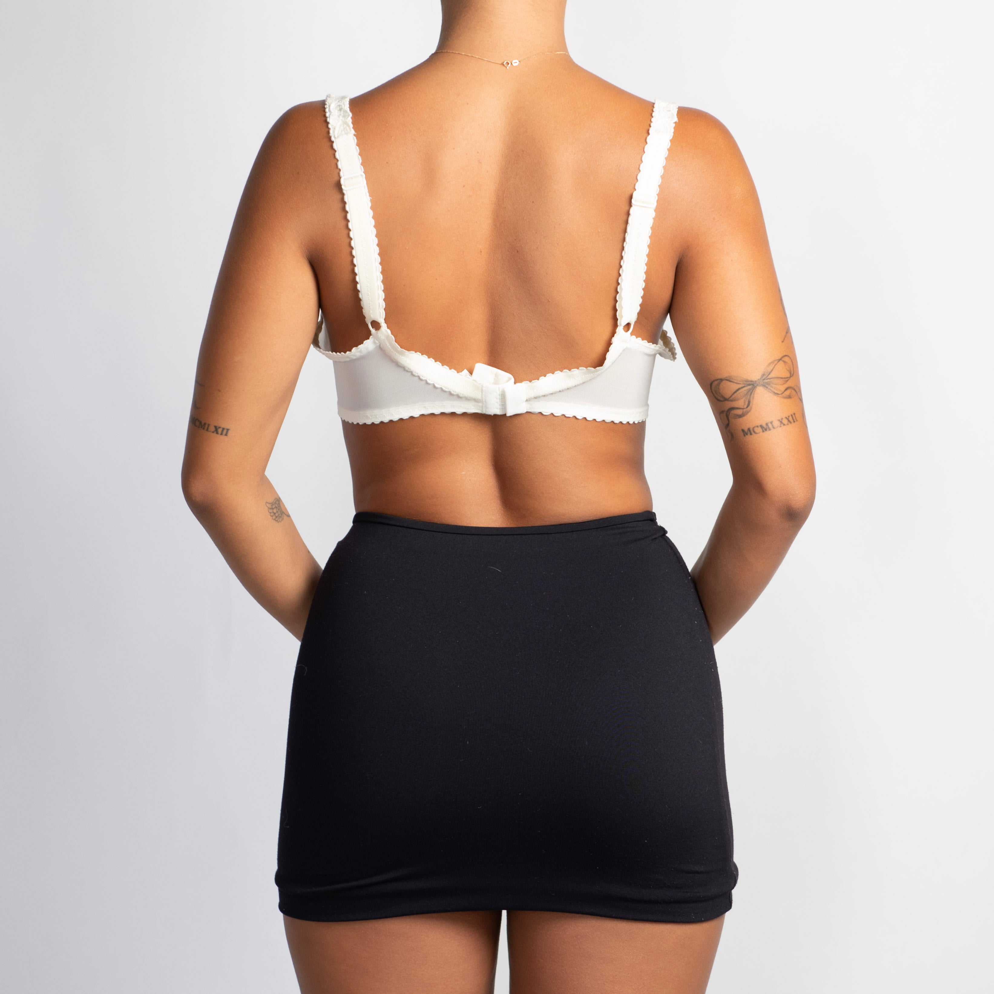 CREAM SOFT CUP LACE BRA
