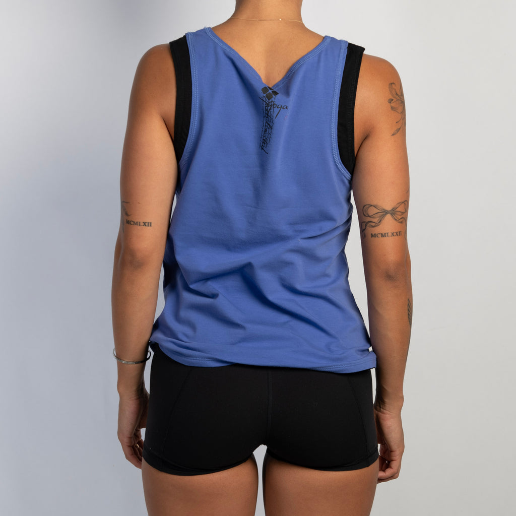 PURPLE DRAWSTRING TOP