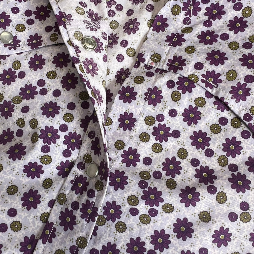 PURPLE FLORAL BLOUSE