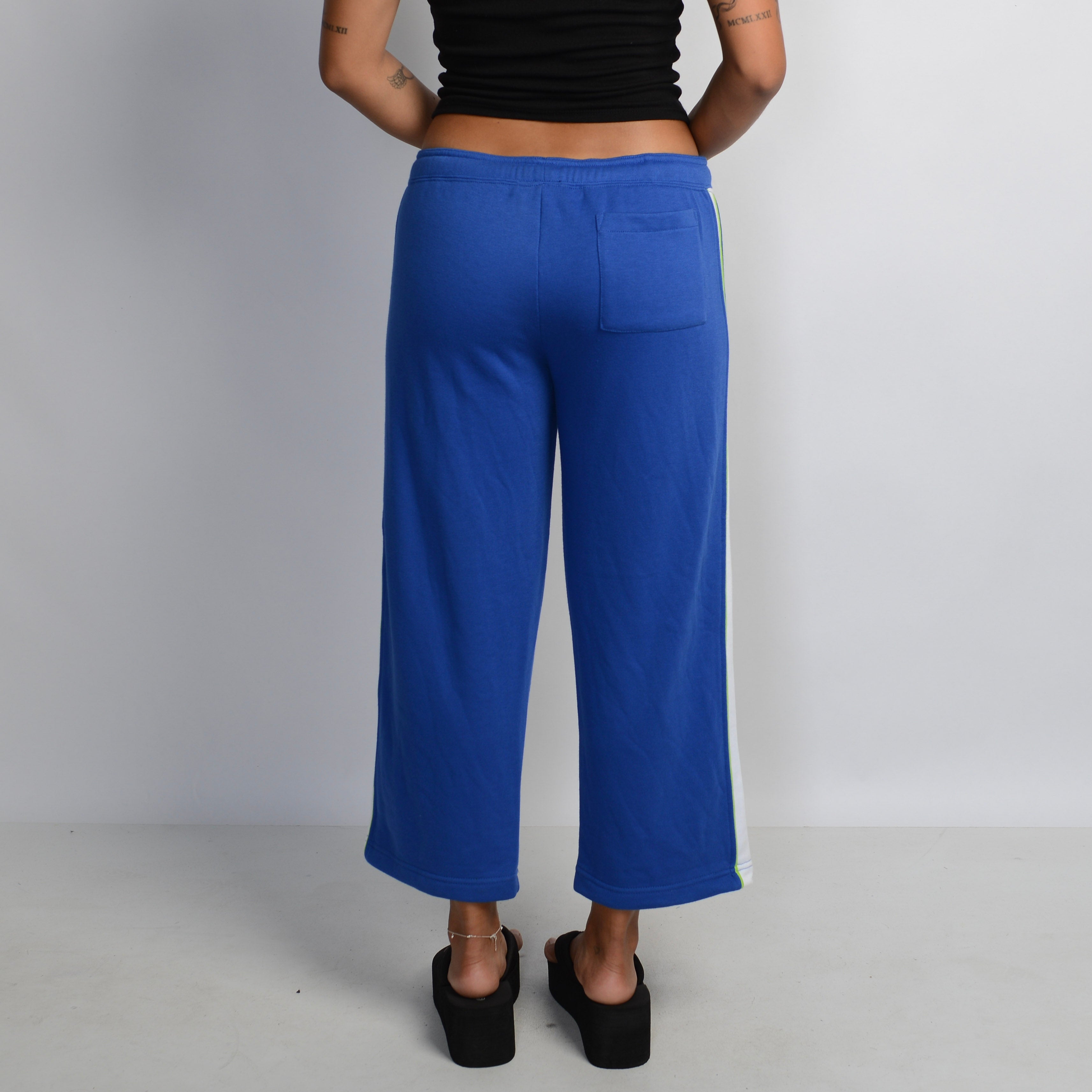COBALT CROP LOUNGE PANTS