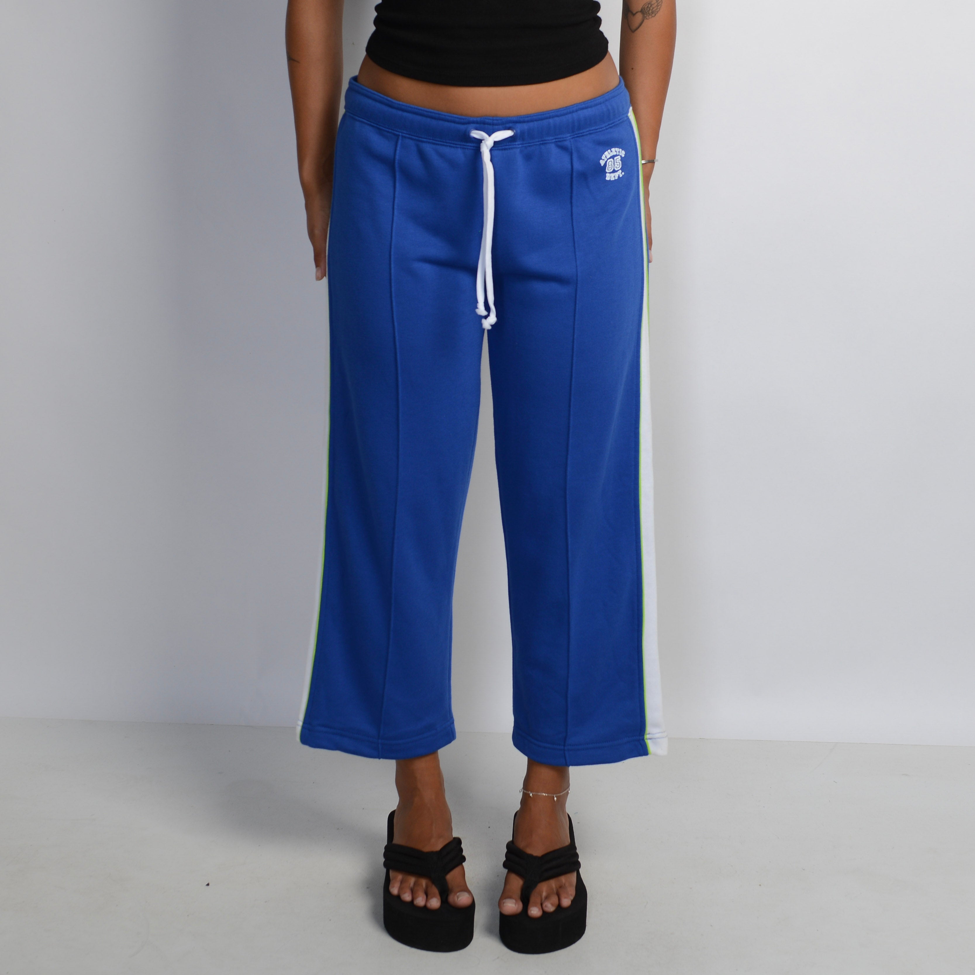 COBALT CROP LOUNGE PANTS