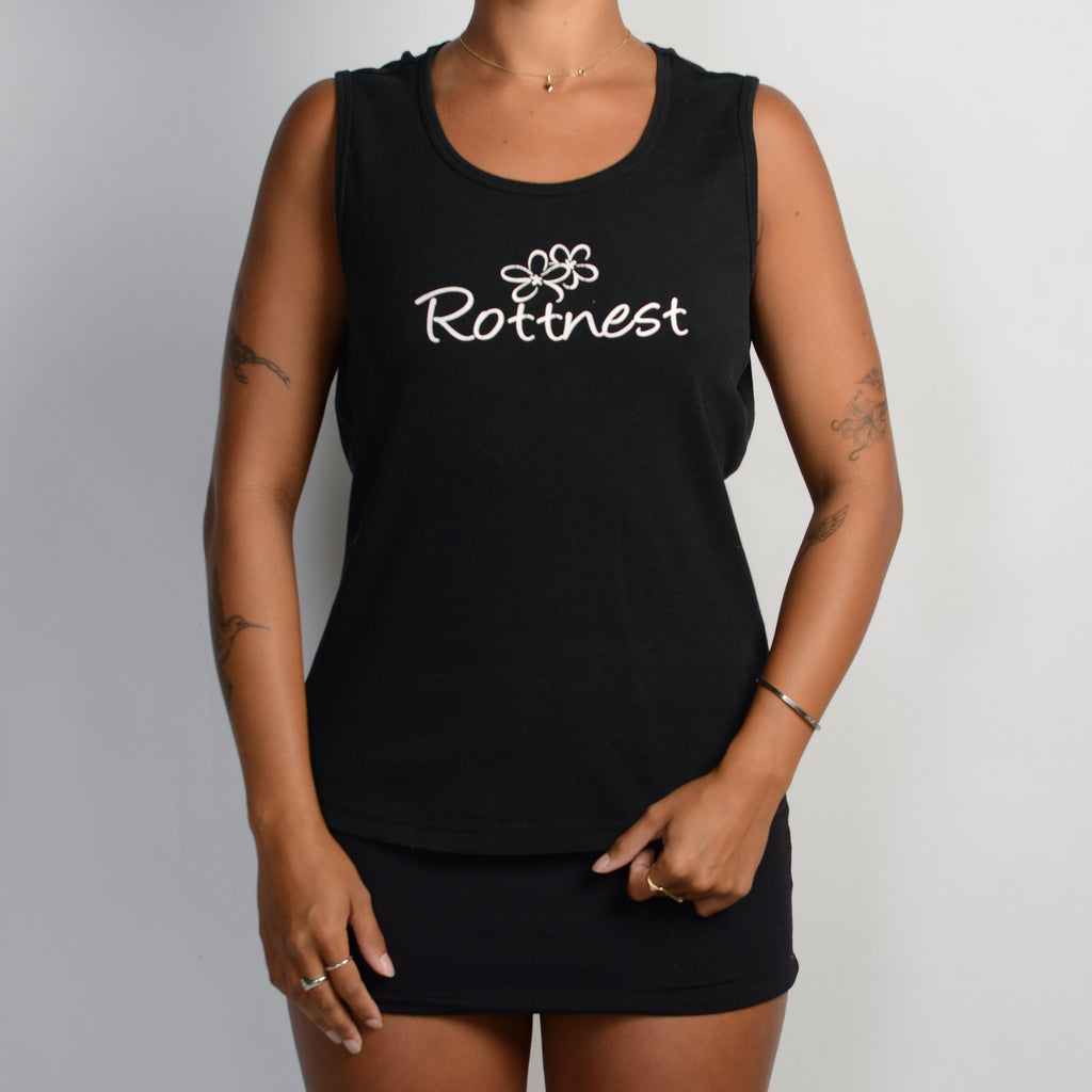 BLACK ROTTNEST TANK TOP