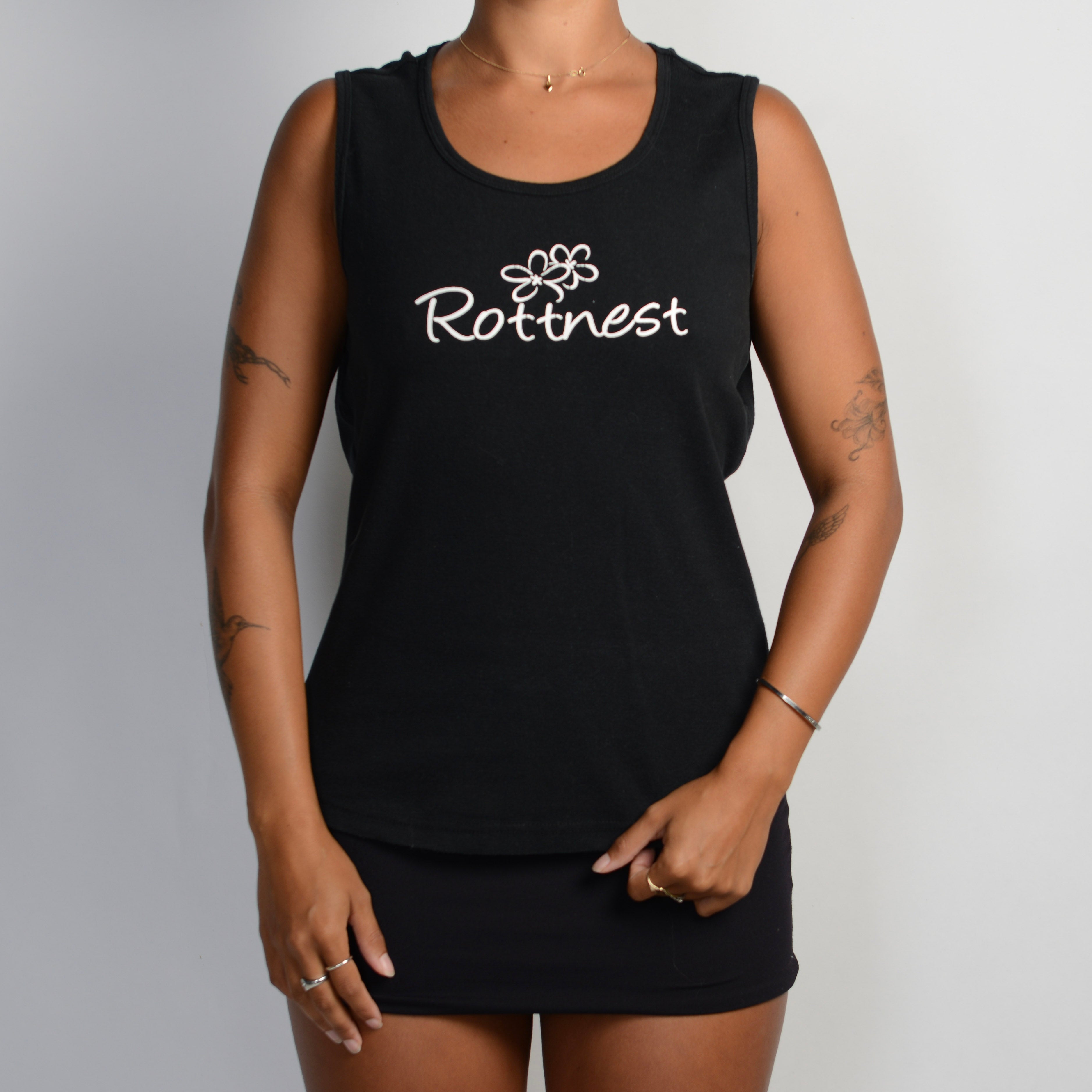 BLACK ROTTNEST TANK TOP