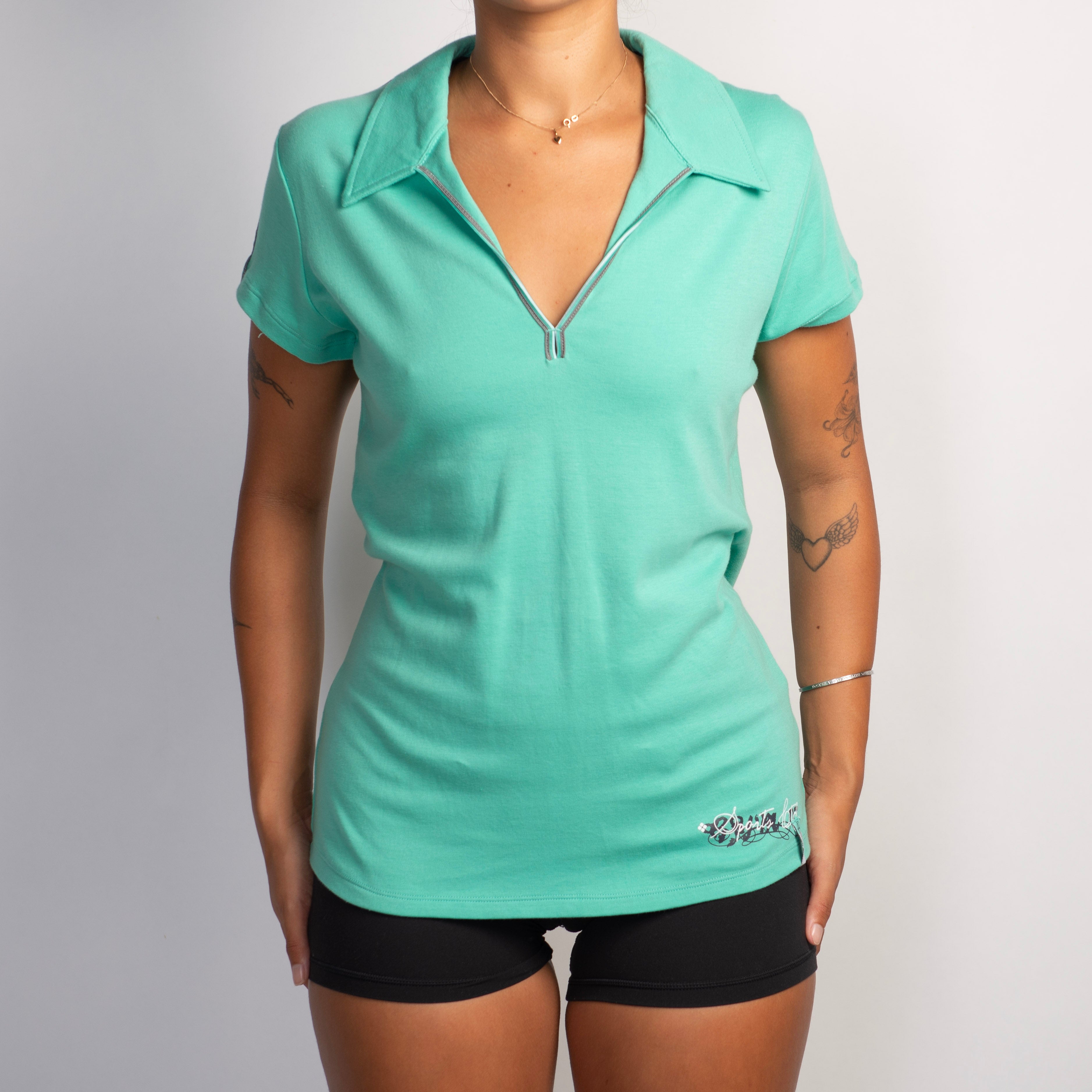TURQUOISE POLO SHIRT