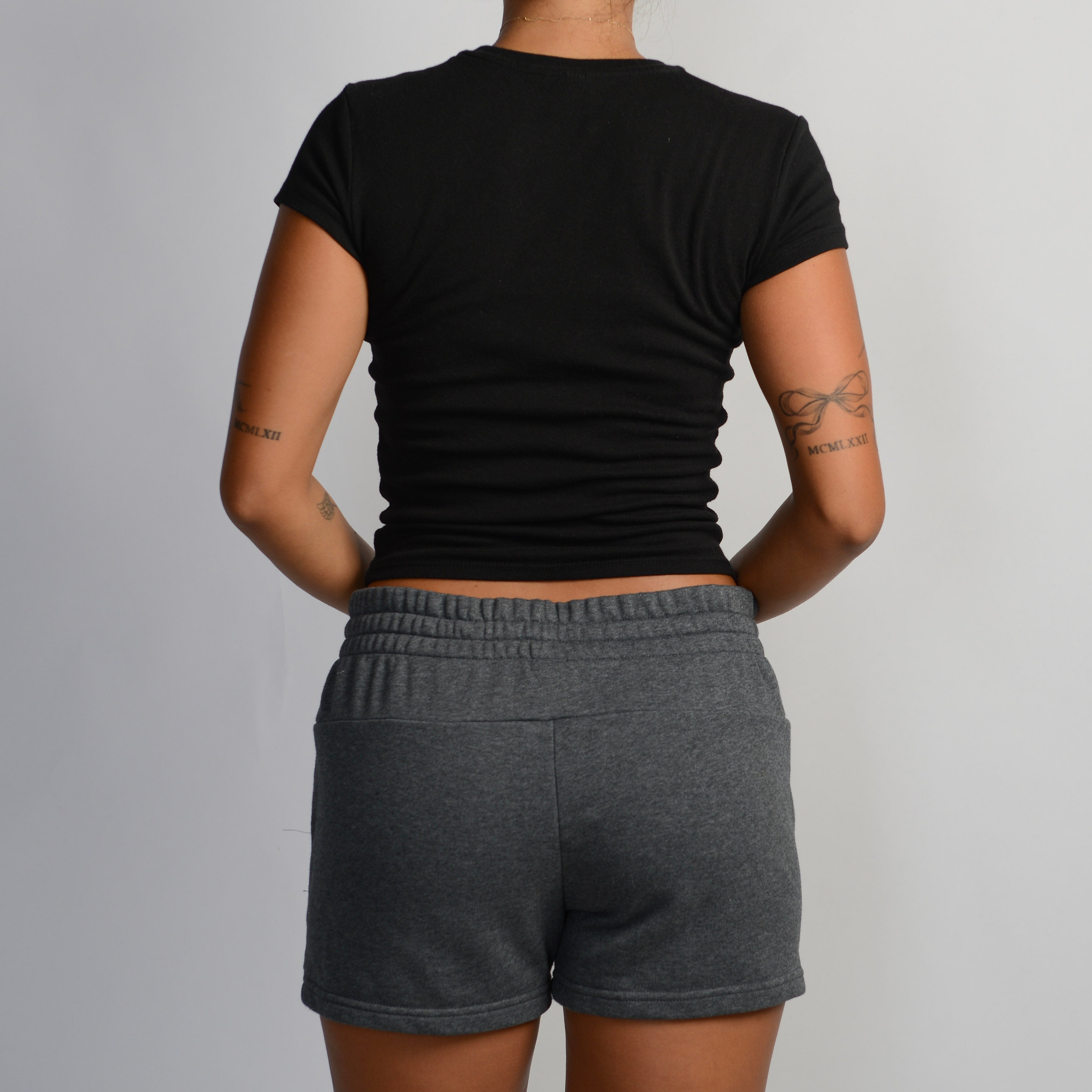 GREY LOUNGE SHORTS