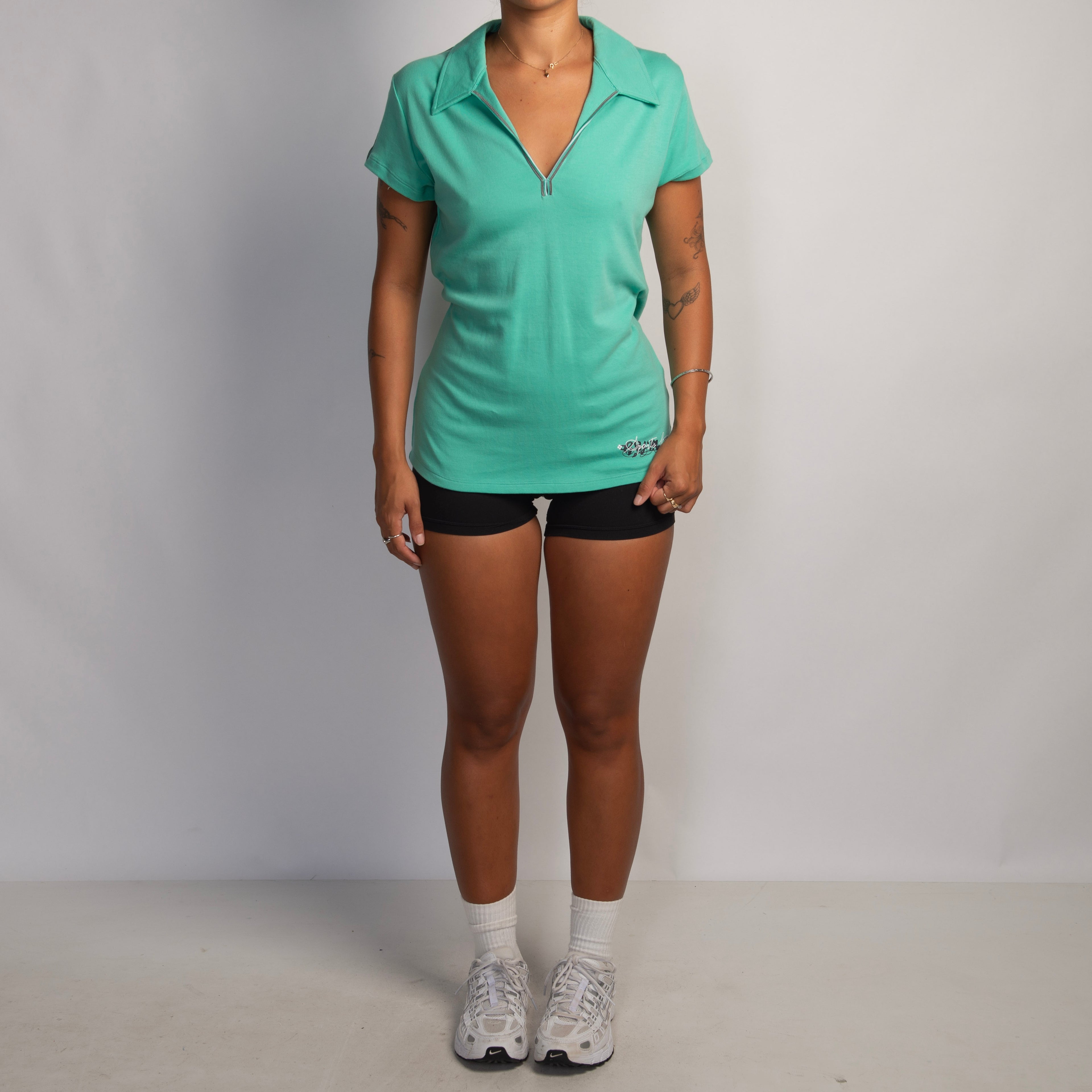 TURQUOISE POLO SHIRT