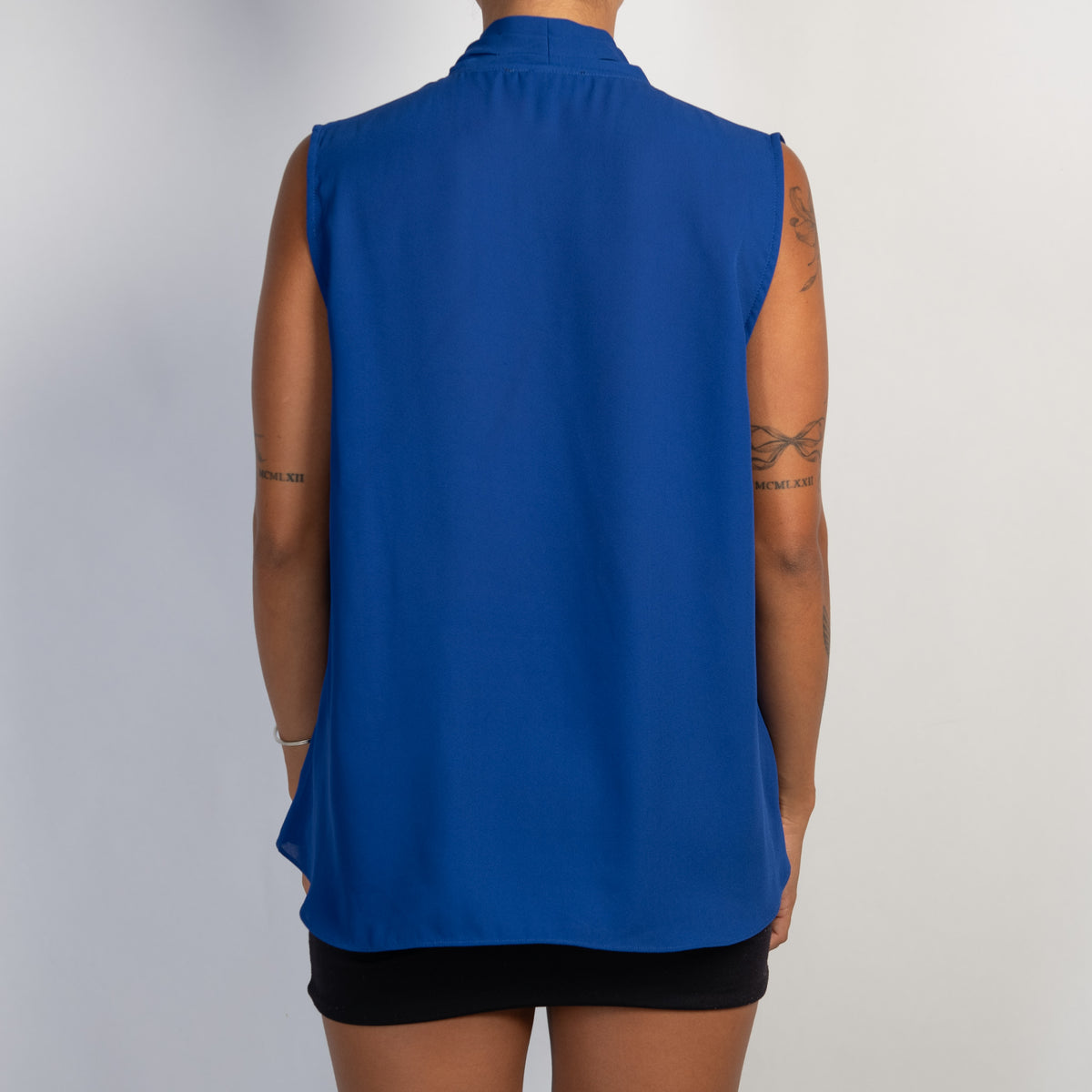 COBALT SLEEVELESS TOP