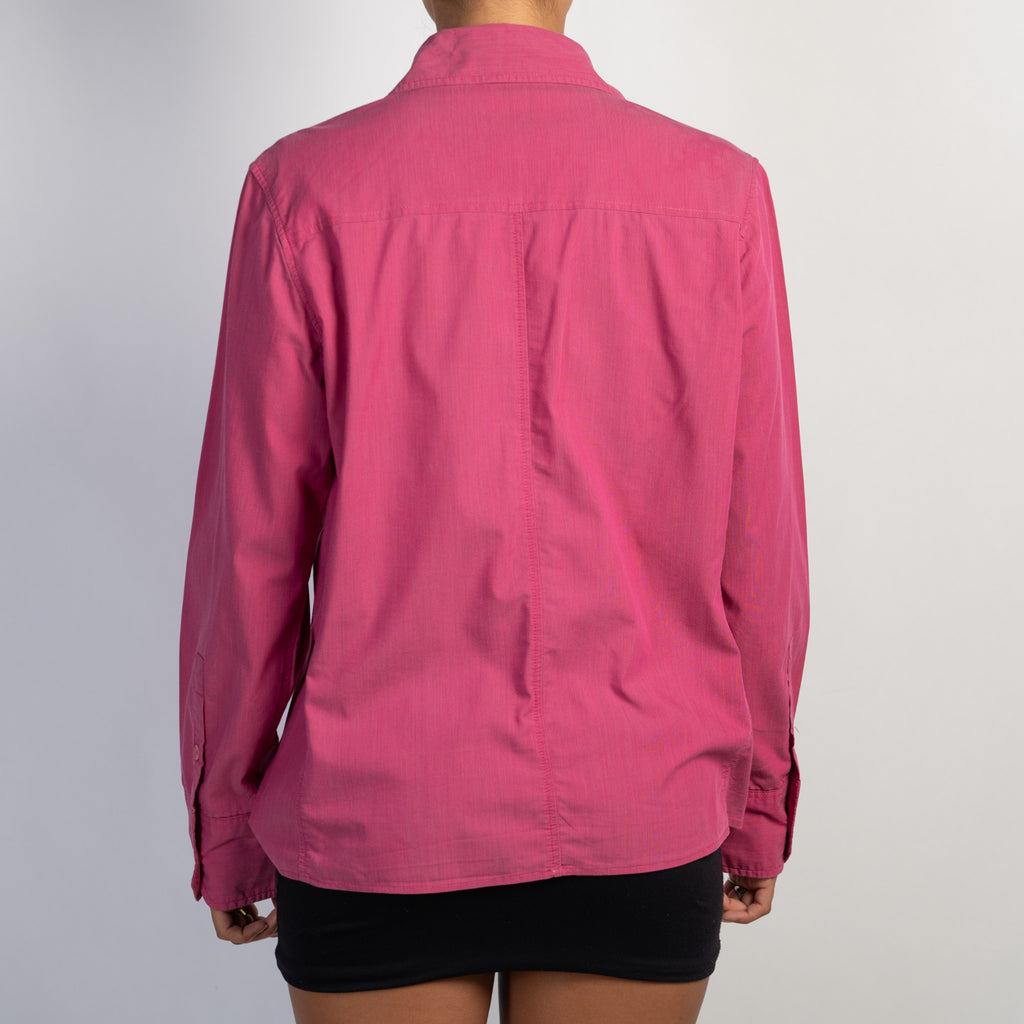 PINK BUTTON BLOUSE