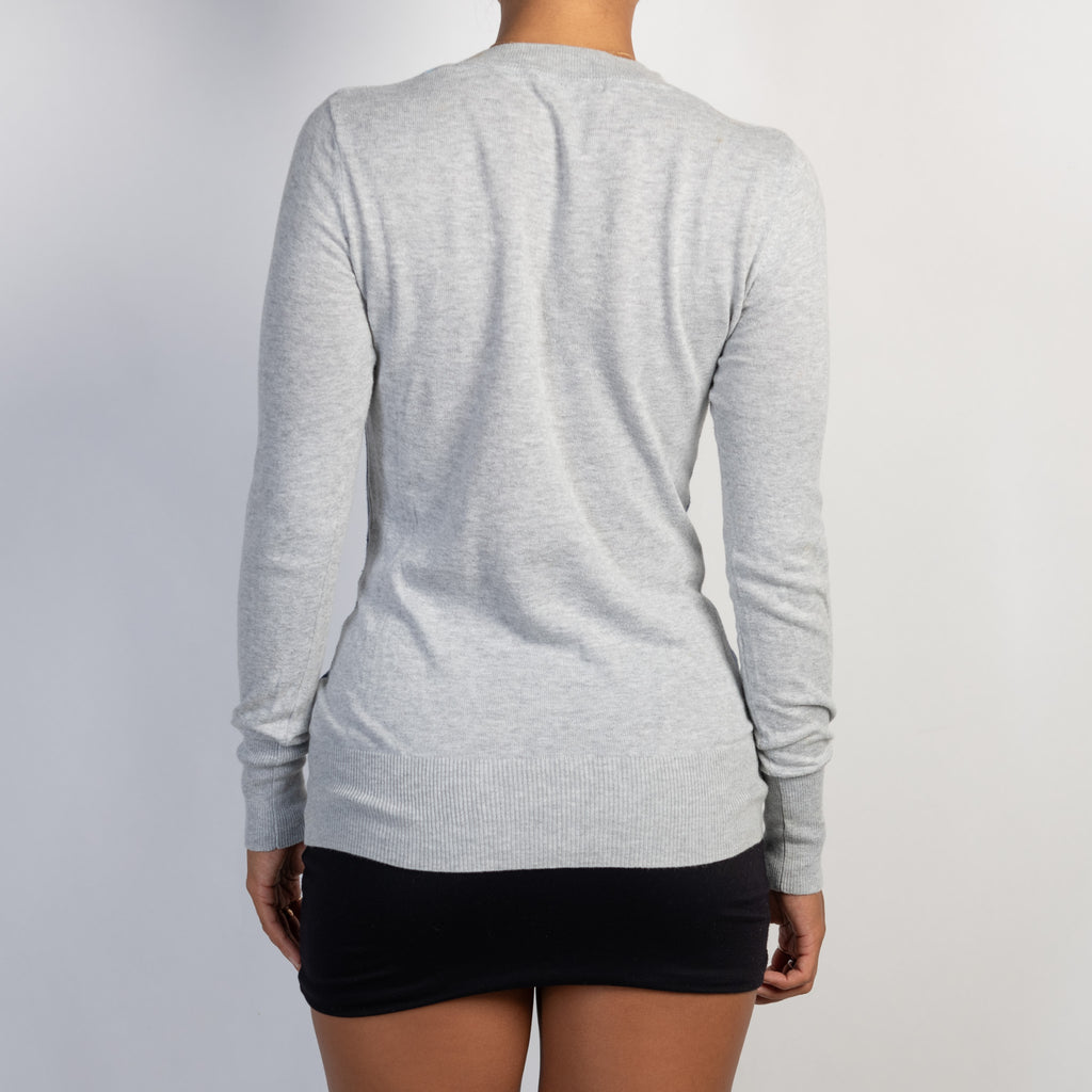 ARGLYE THIN KNIT TOP