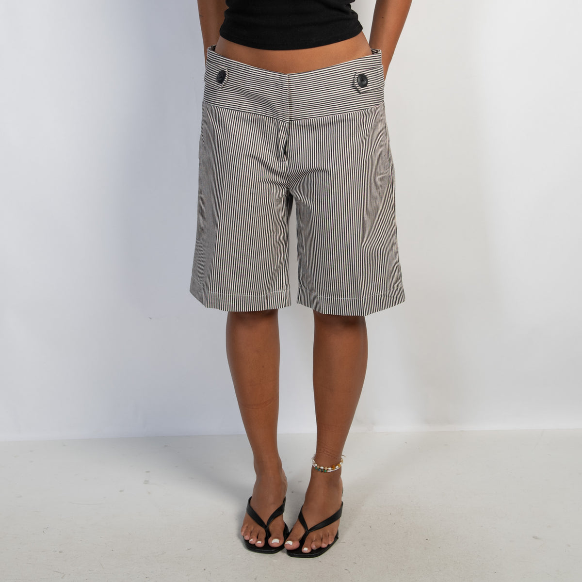 STRIPE LONGLINE SHORTS