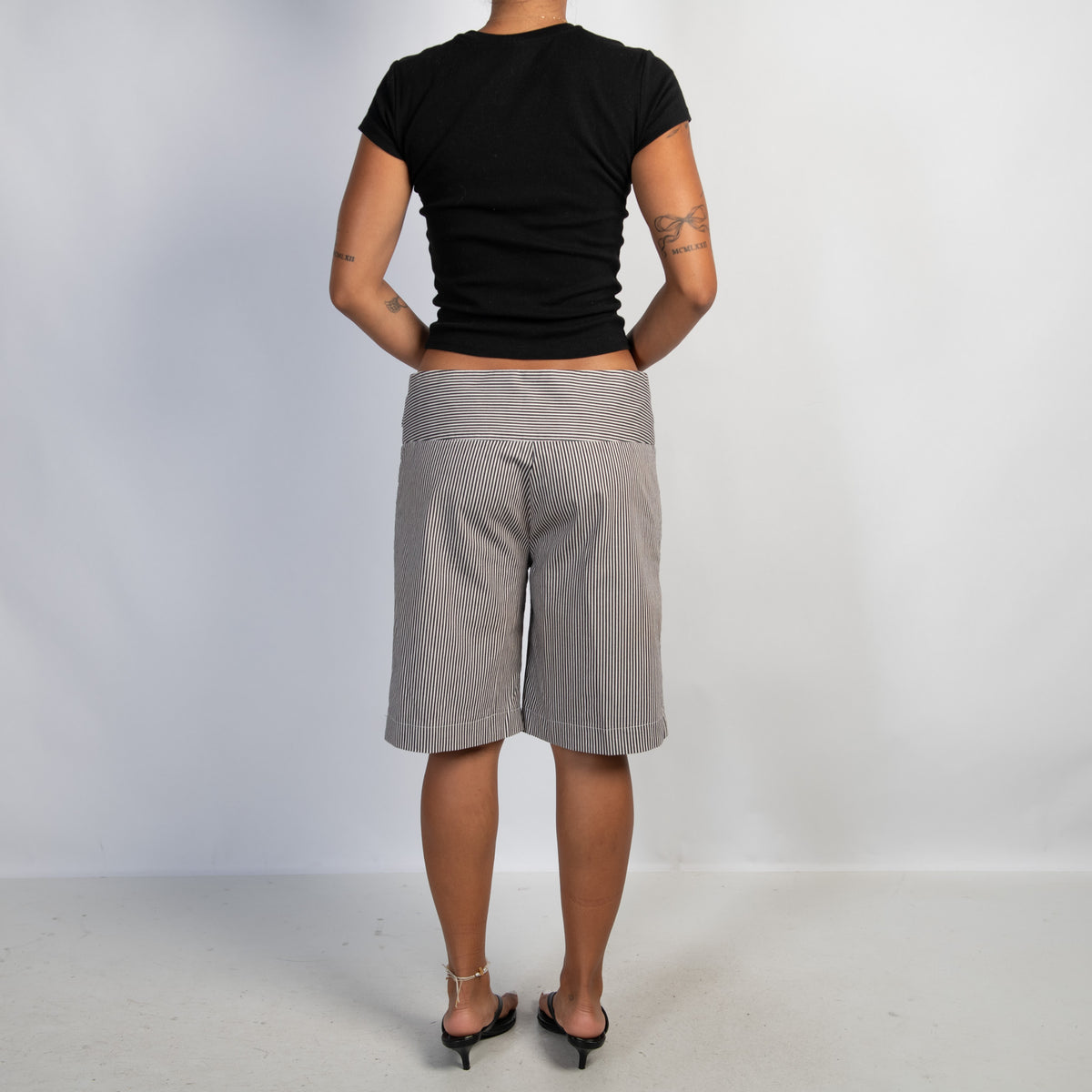 STRIPE LONGLINE SHORTS