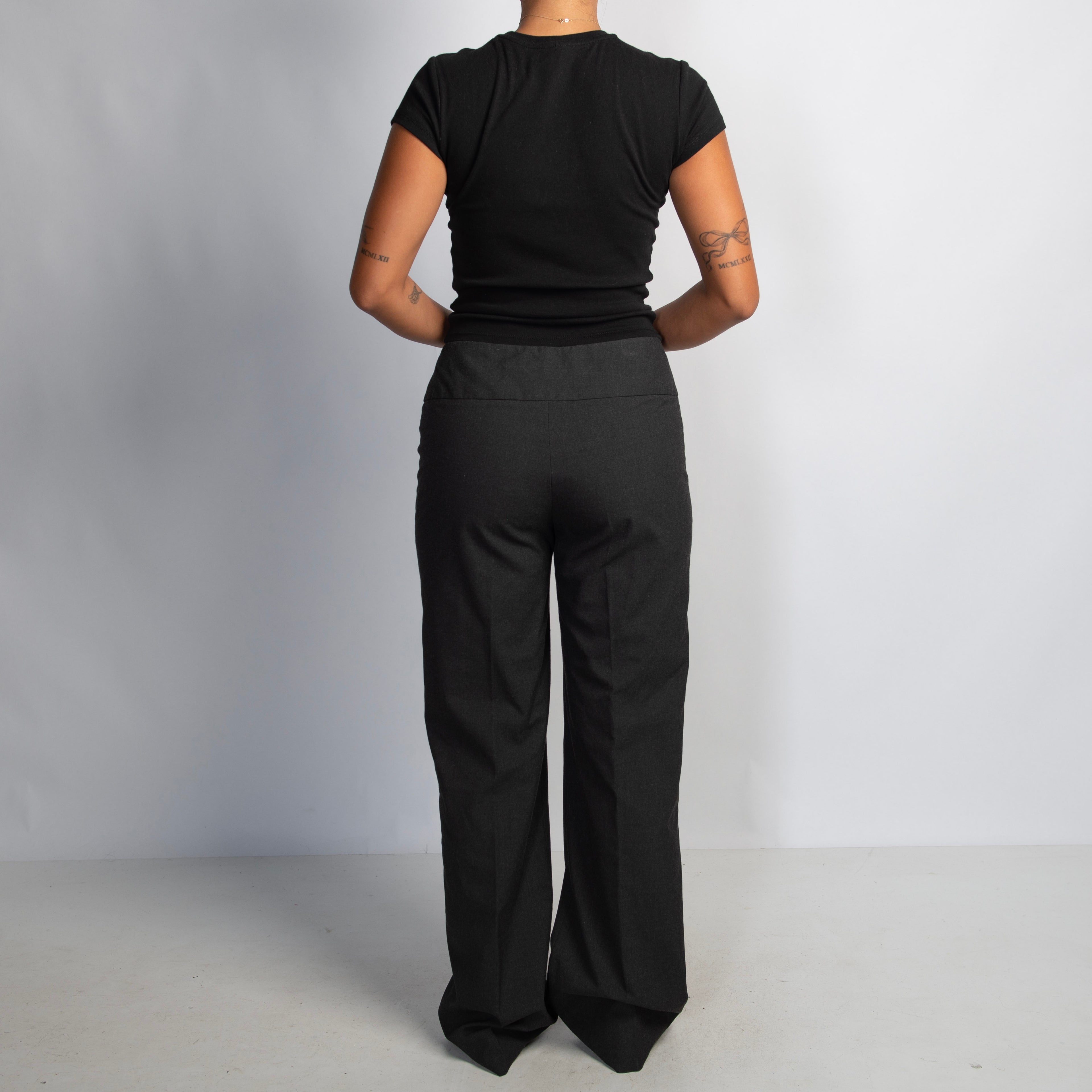 DARK CHARCOAL TROUSERS