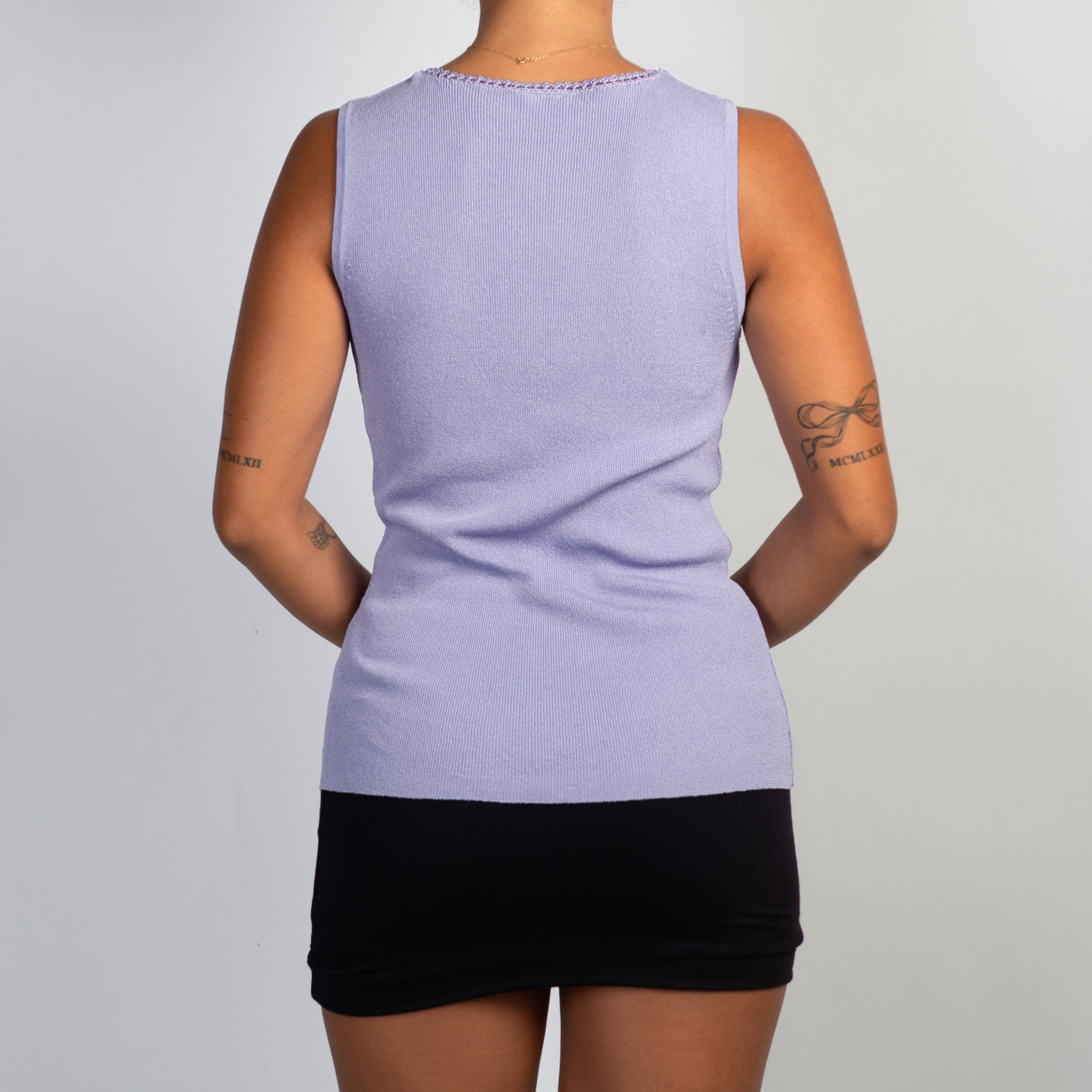 PURPLE KNIT TOP