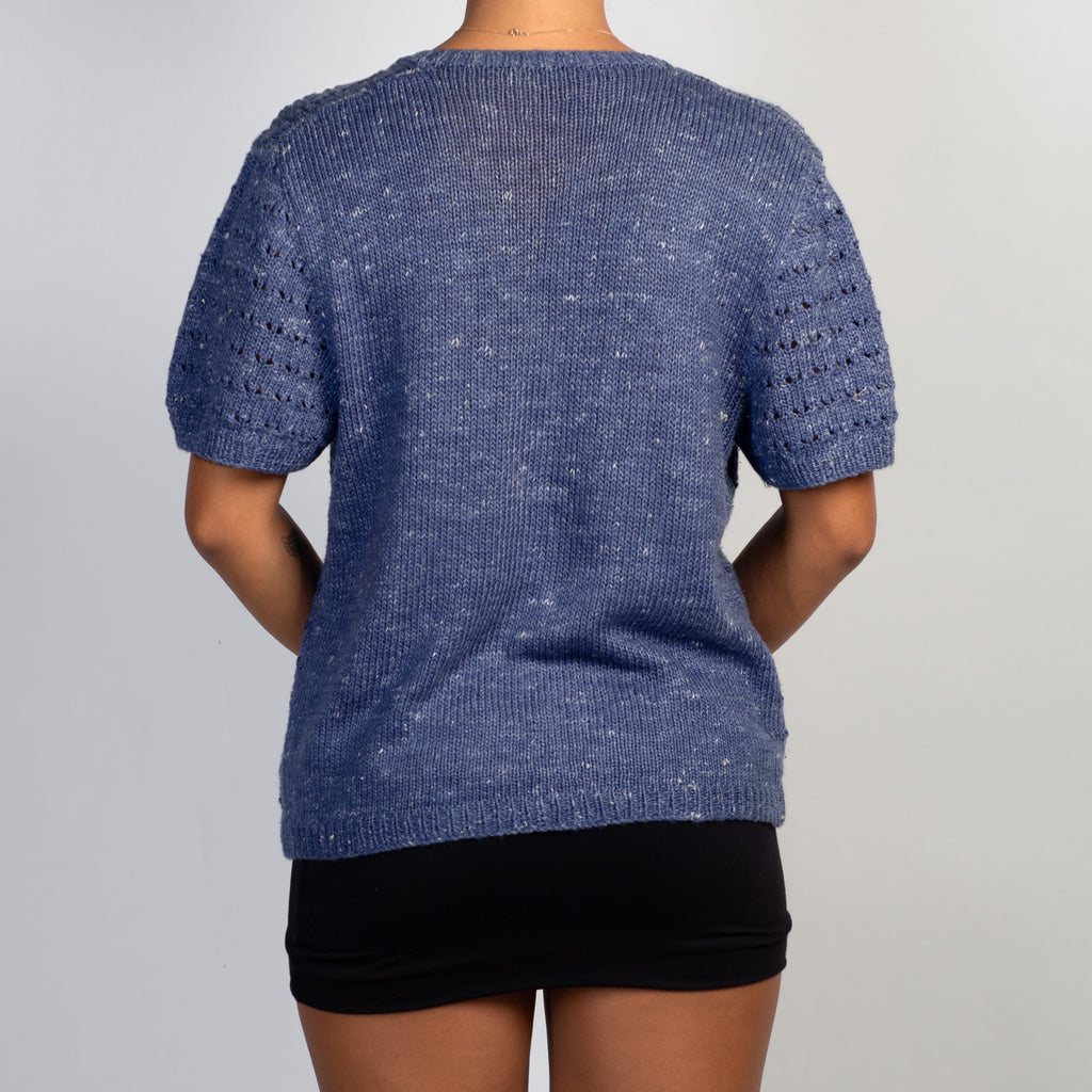 PURPLE KNIT TOP
