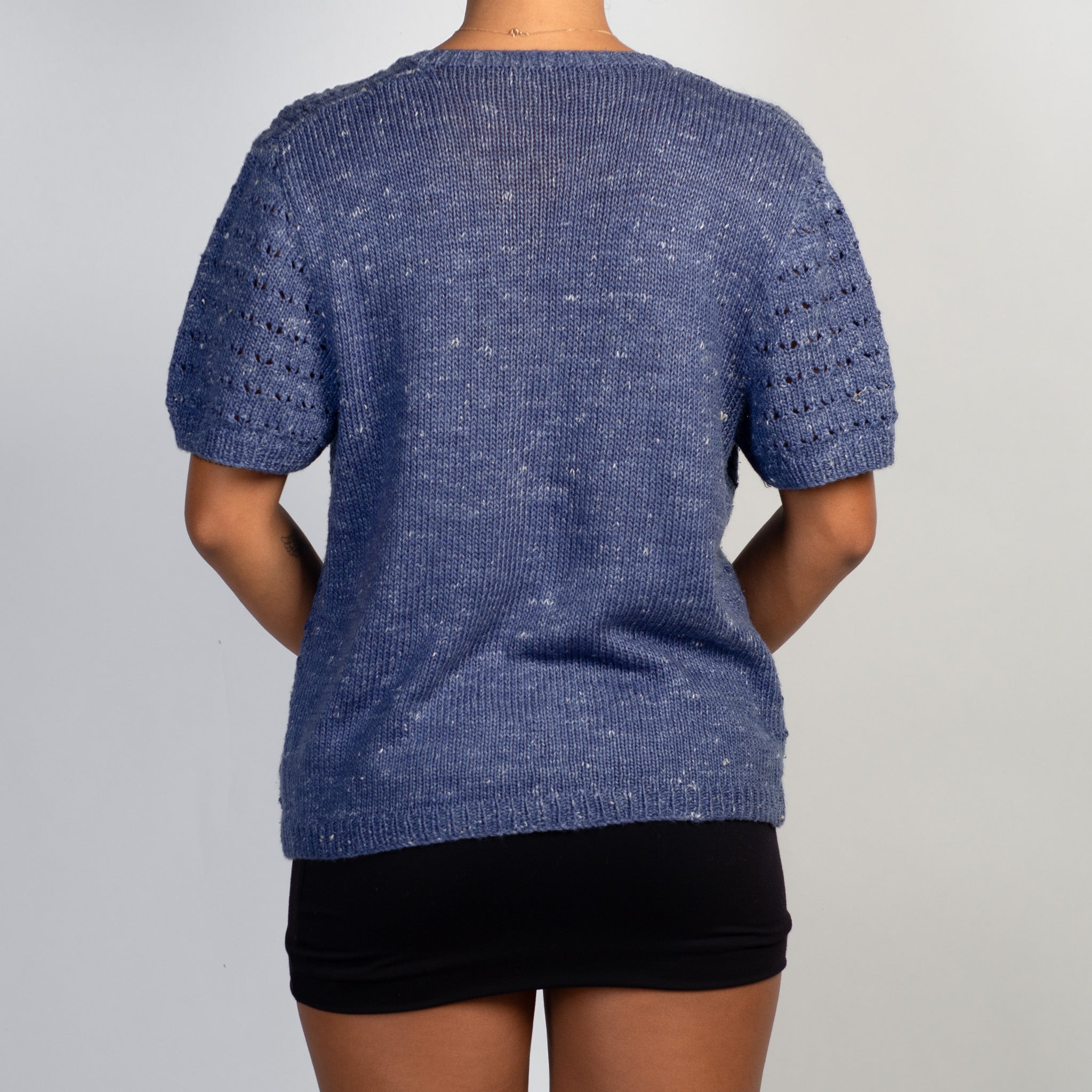 PURPLE KNIT TOP