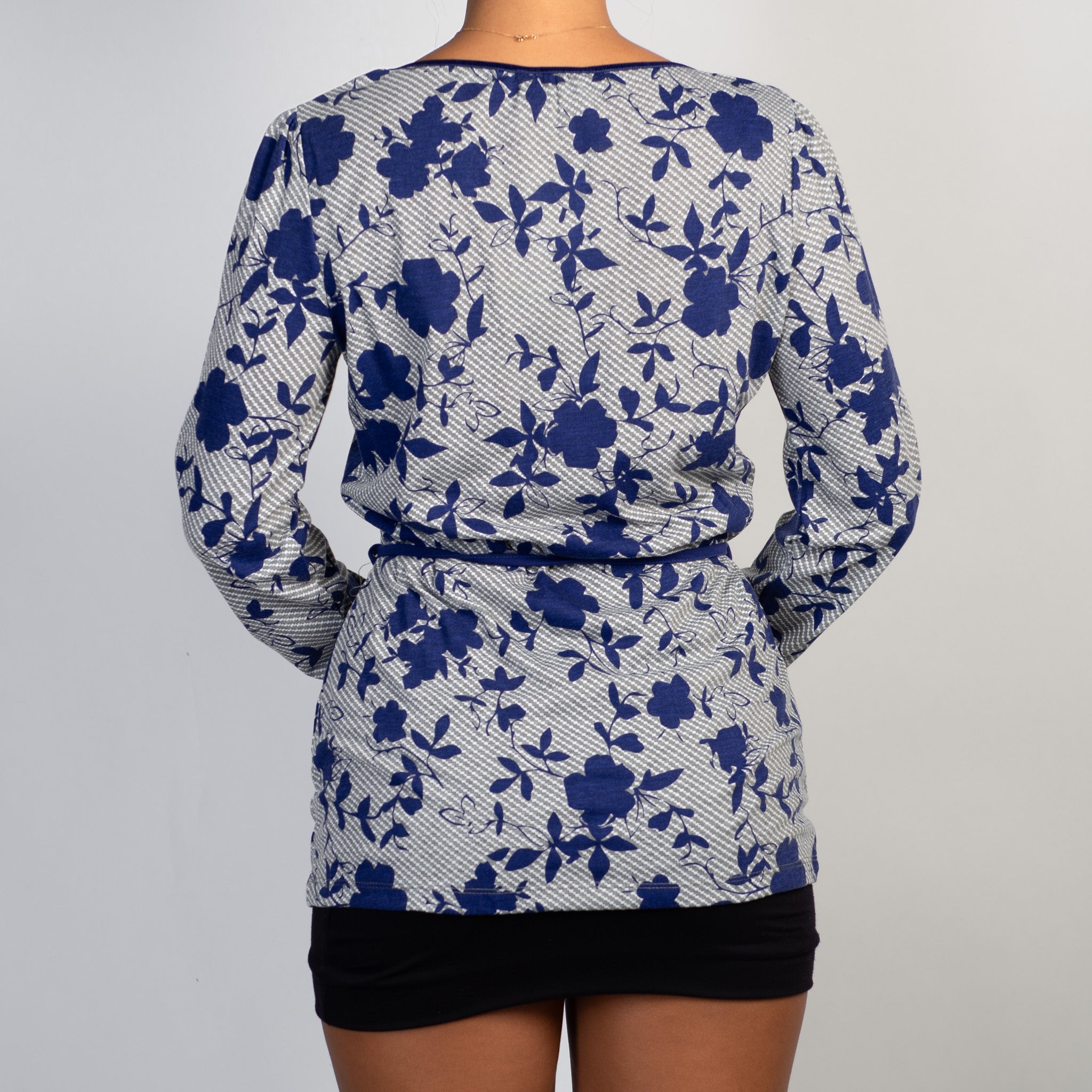 PURPLE FLORAL TOP