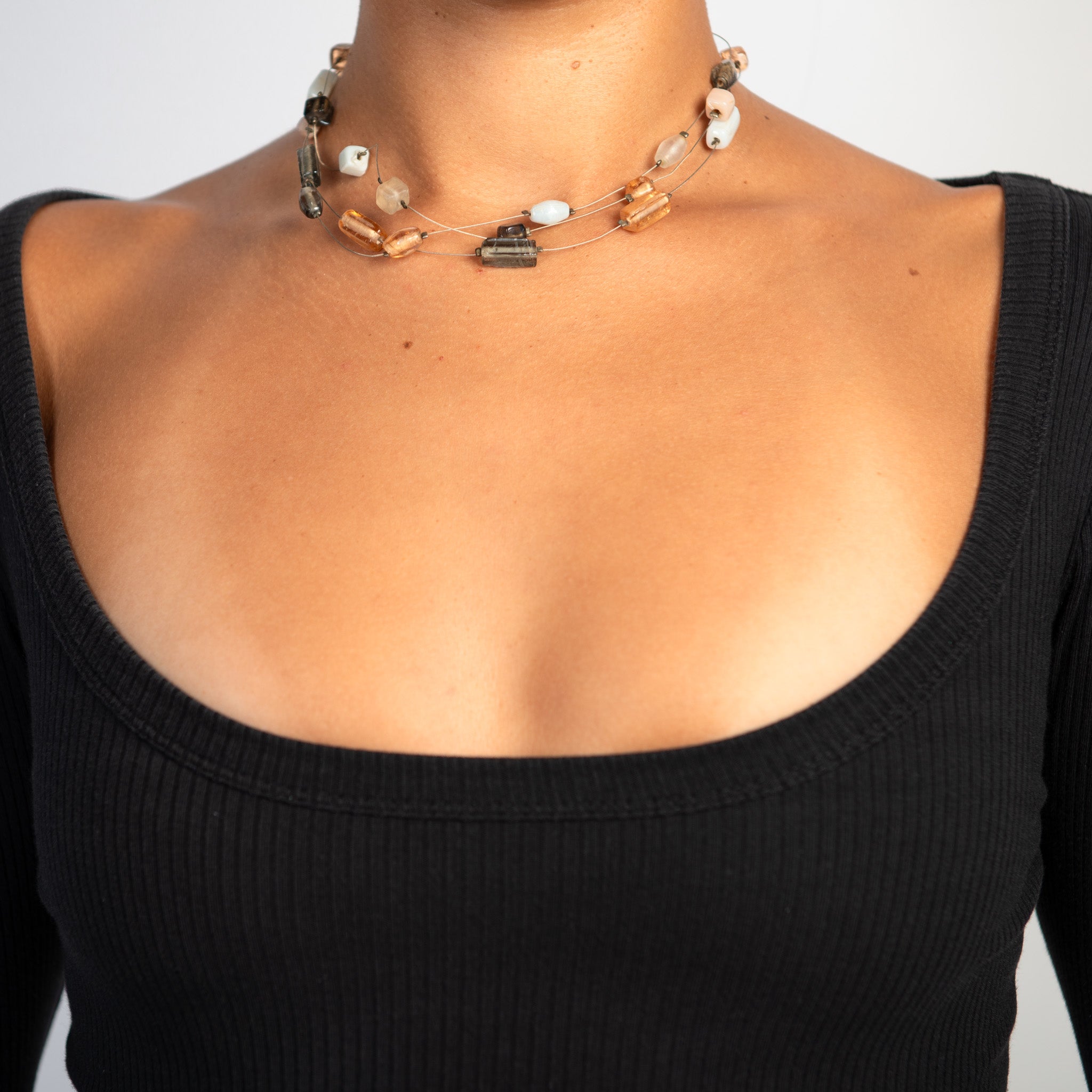 CHUNKY BEADED NECKLACE