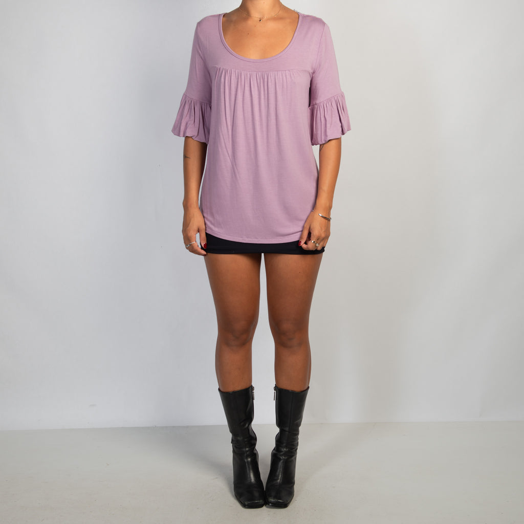 MAUVE LOOSE FIT TOP
