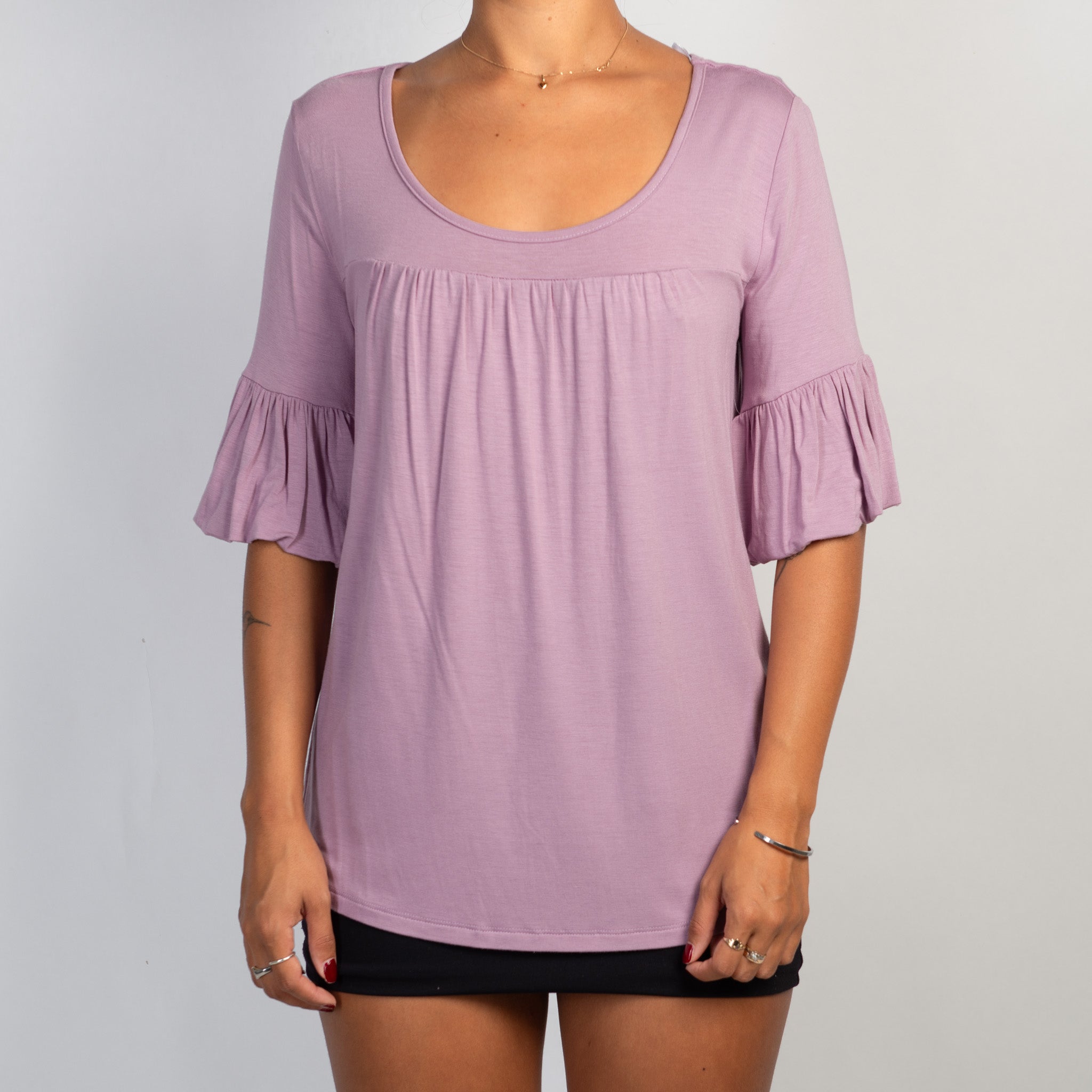 MAUVE LOOSE FIT TOP