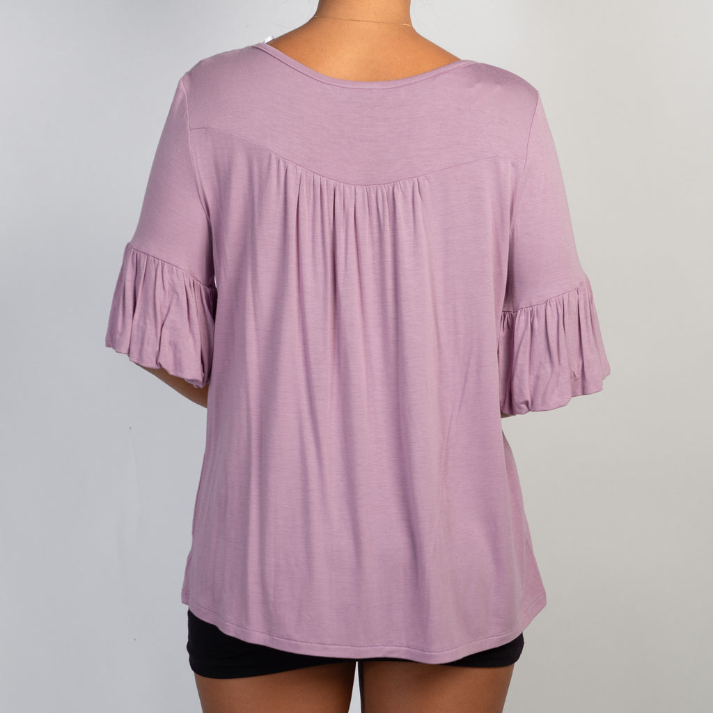 MAUVE LOOSE FIT TOP