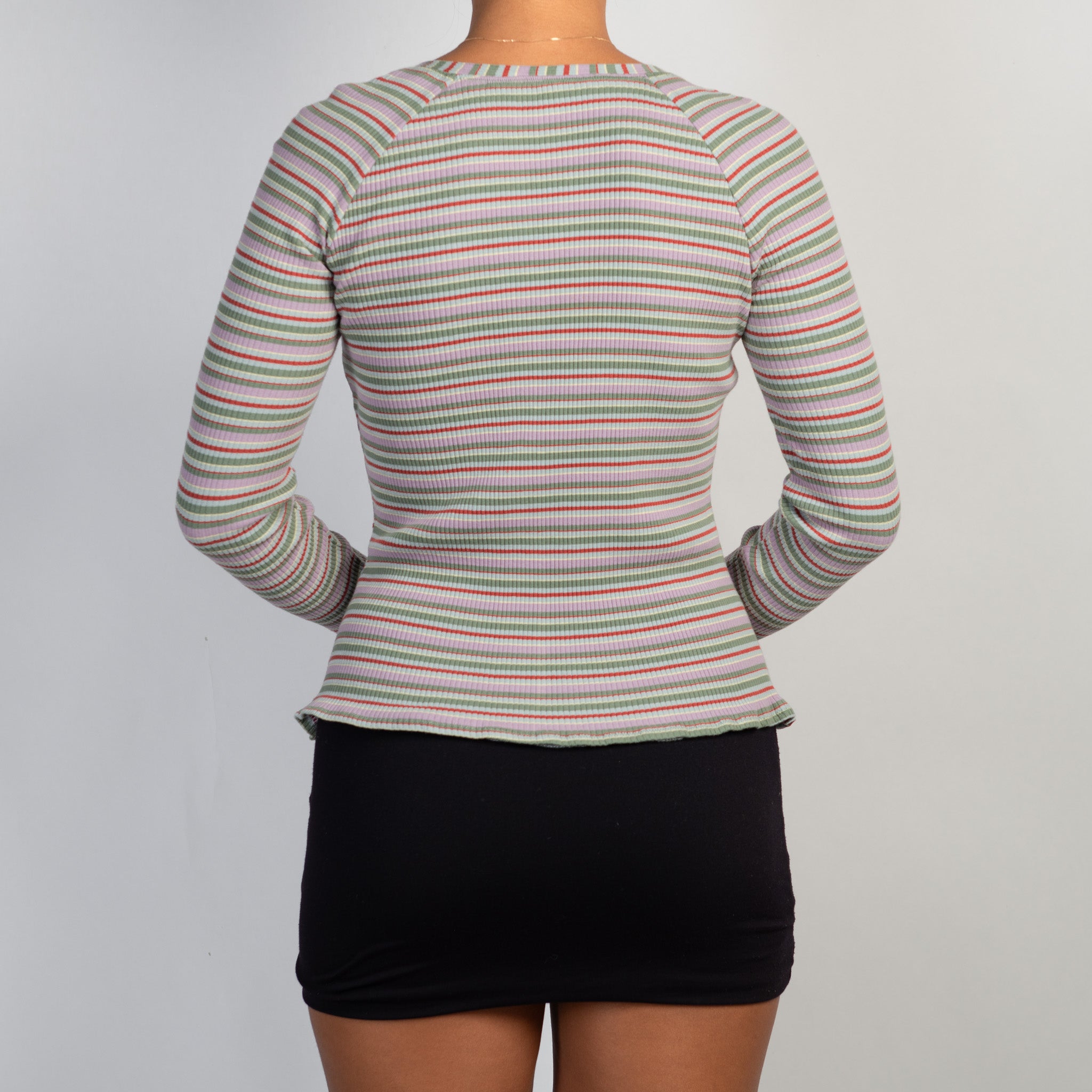 STRIPE LONG SLEEVE TOP