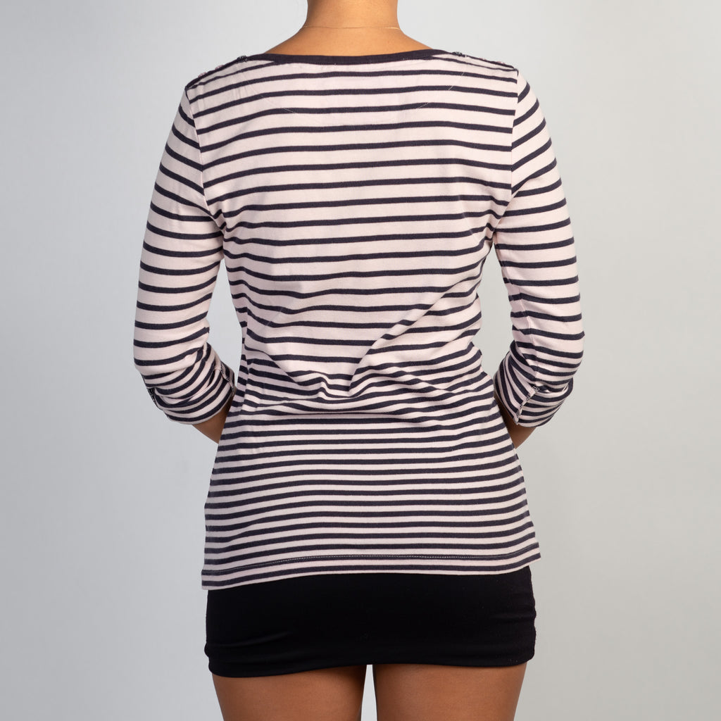 STRIPE LONG SLEEVE TOP