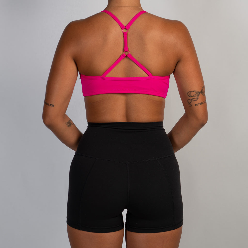 HOT PINK SPORTS BRA